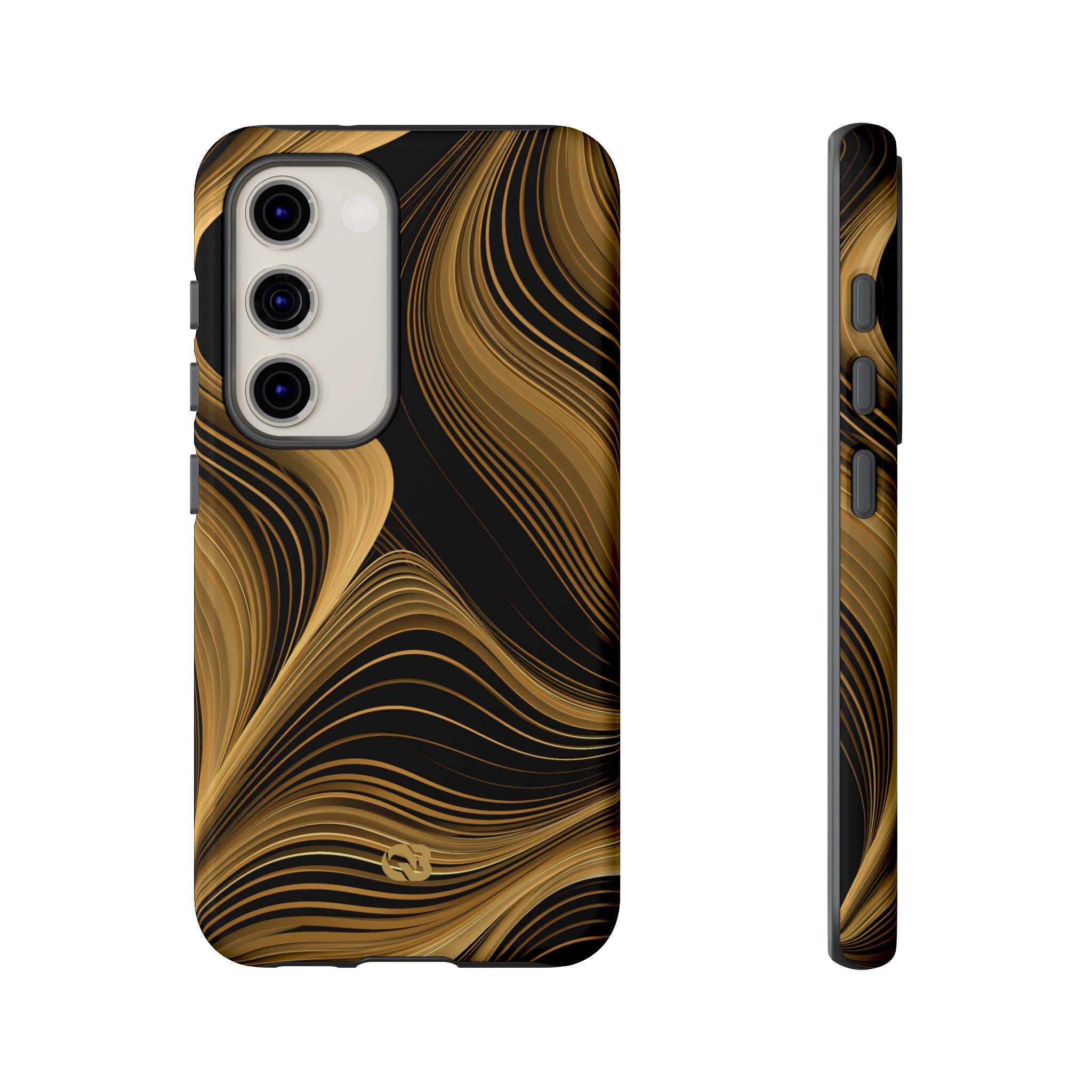 Gold Tough Phone Case for Samsung - Molten Copper Strands