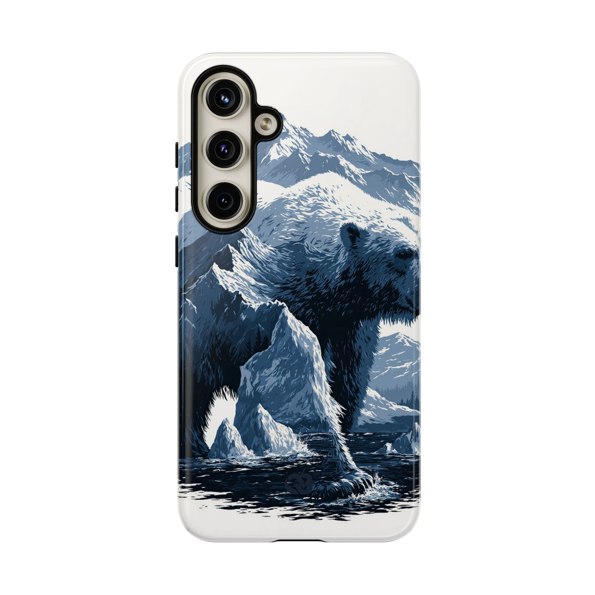 Fjord Summit Bear · Tough Phone Case for Samsung · Blue