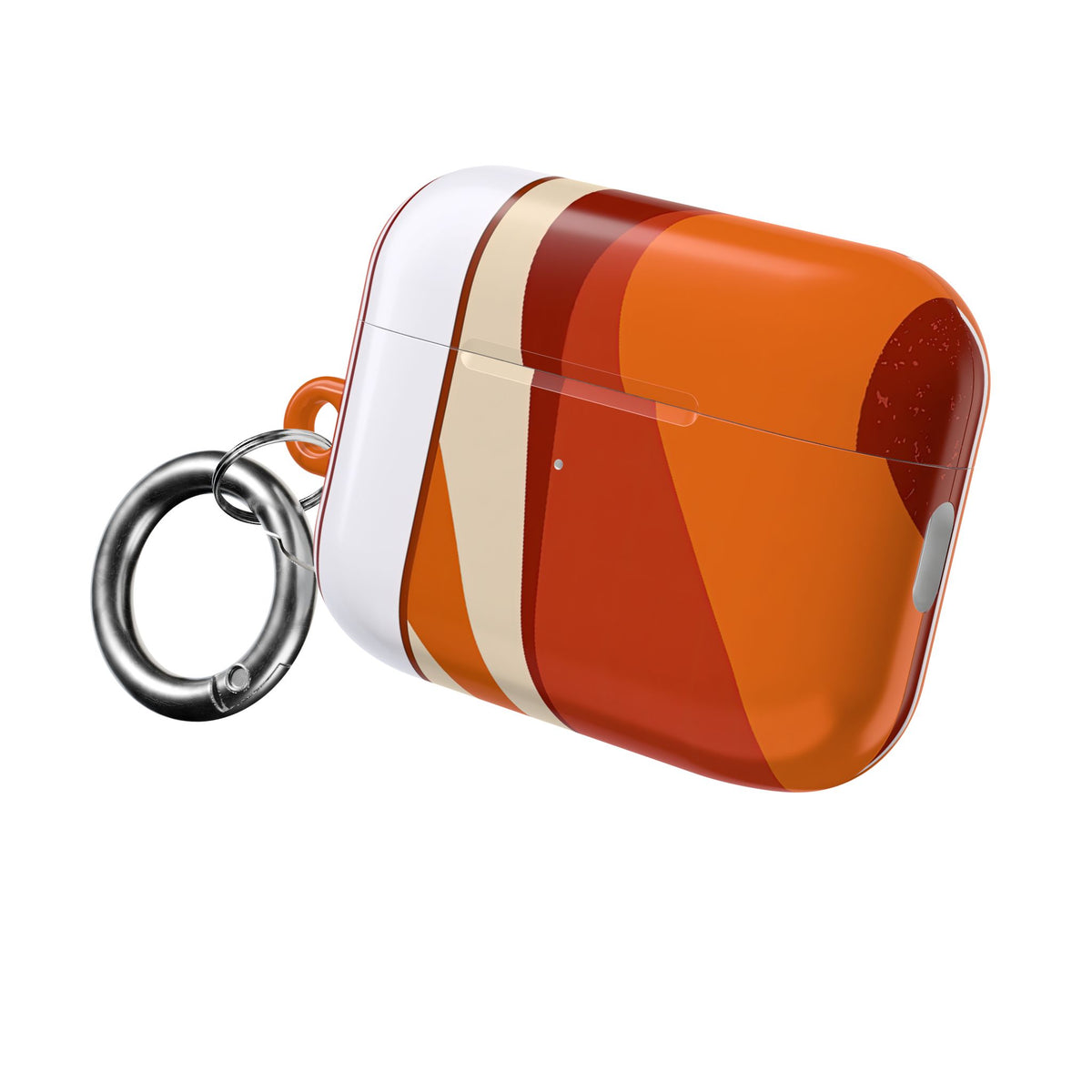 Terracotta Strata · Hard Case for AirPods & AirPods Pro · Orange