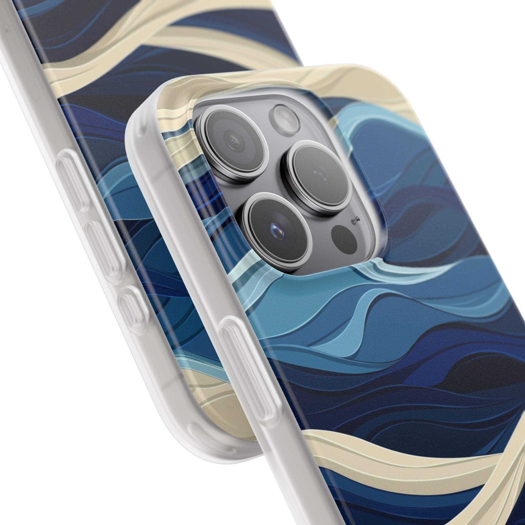 Ocean Rhythm iPhone 15 Pro Case - Soft