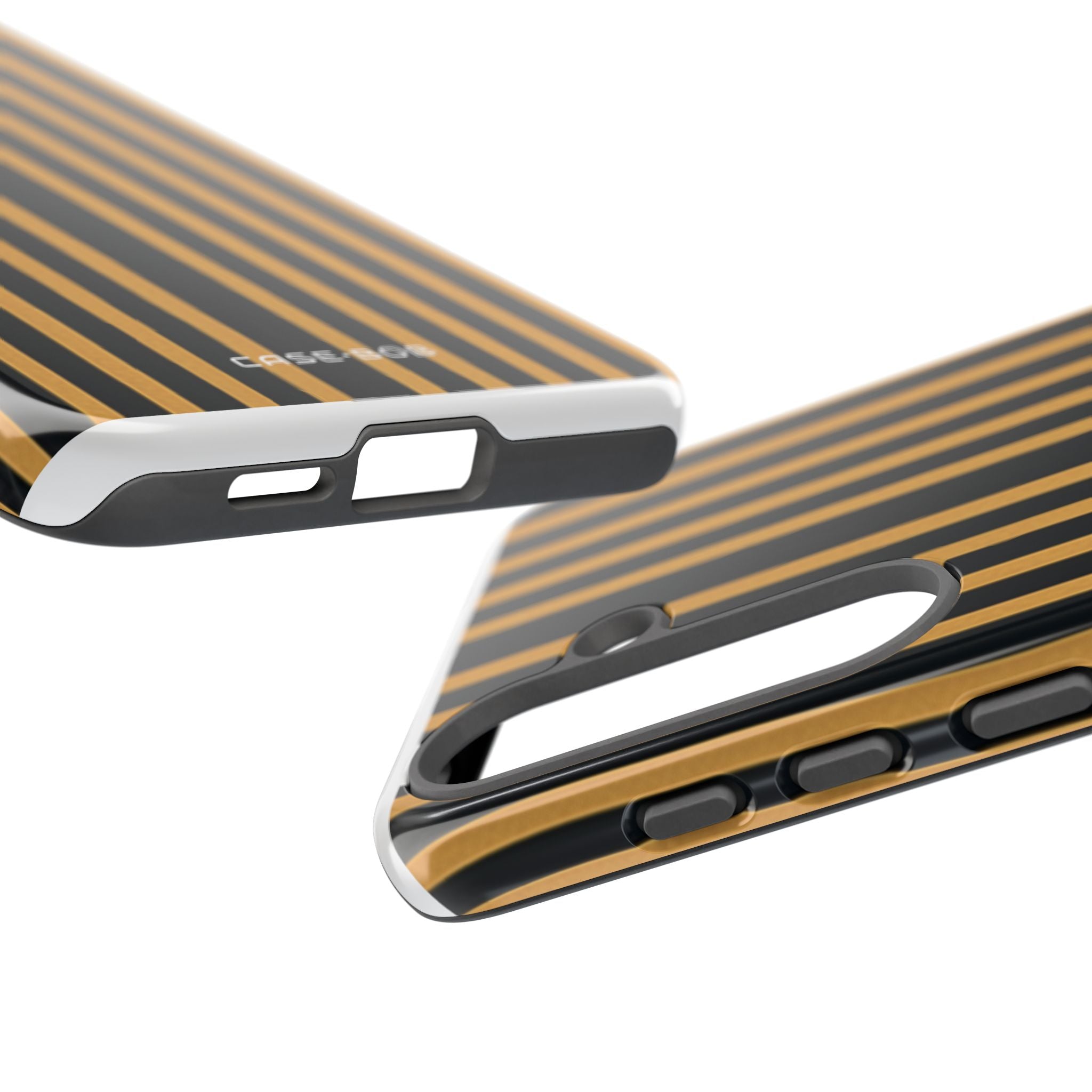 Golden Stripes Samsung S25 Plus Case - Tough