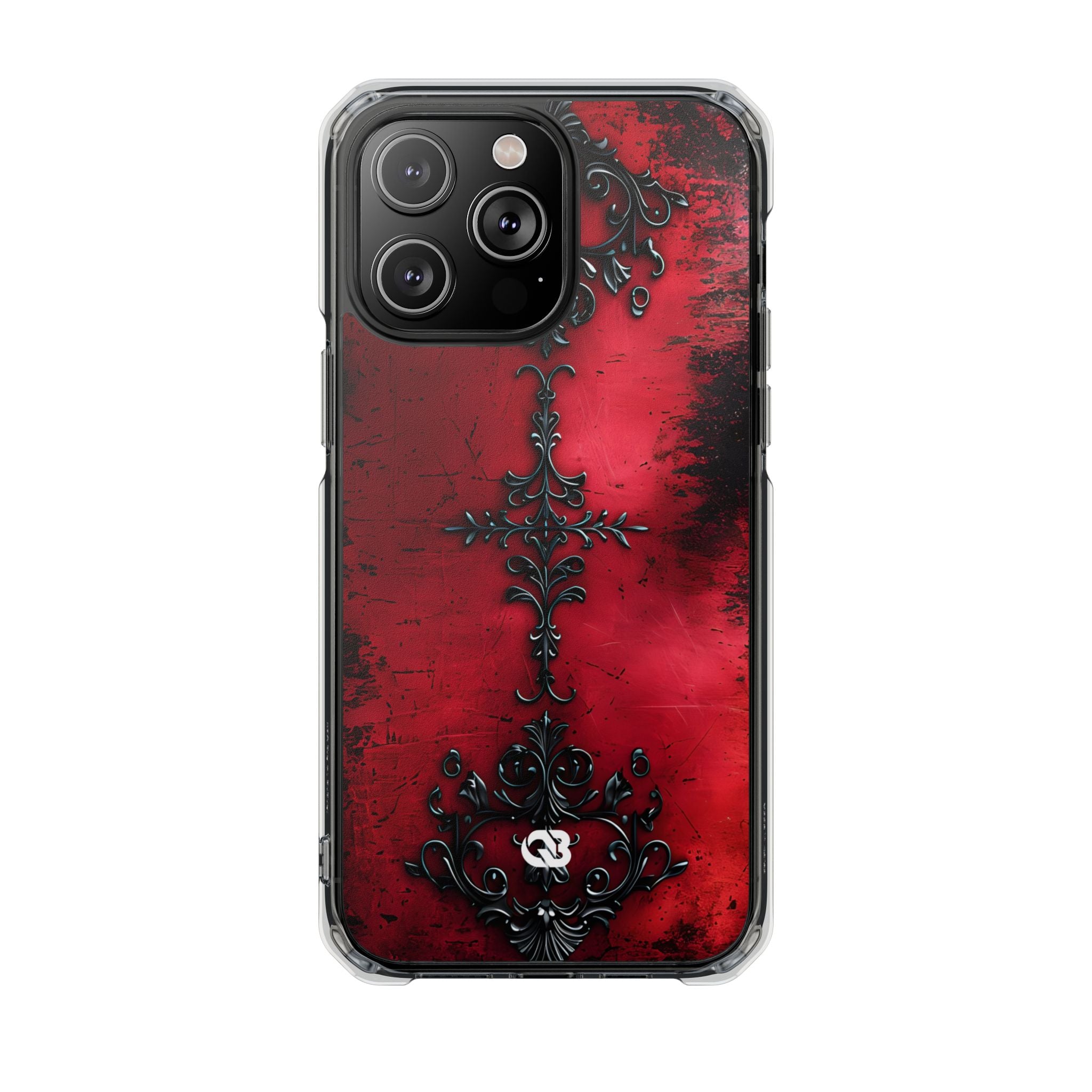 Crimson Gothic Filigree · Impact Phone Case for iPhone · Magsafe