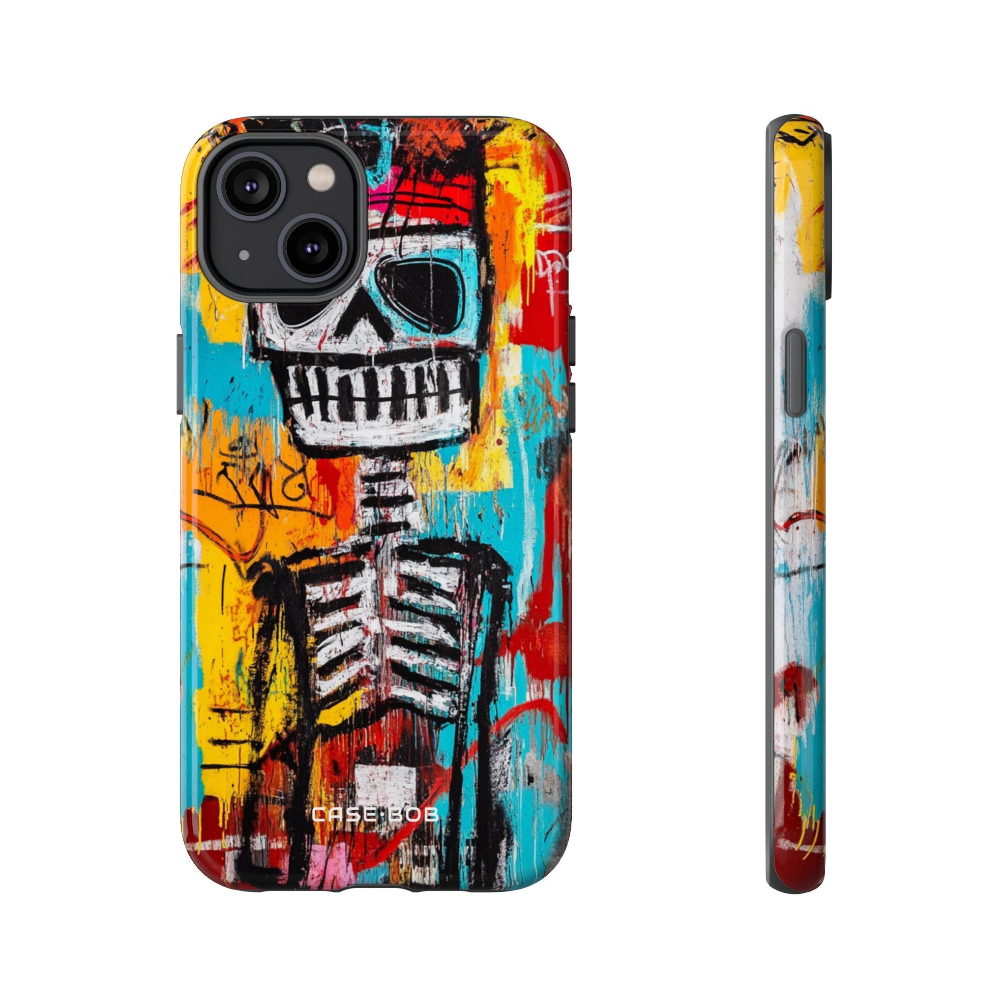 Skeleton Riot iPhone 14 Plus hoesje - Tough