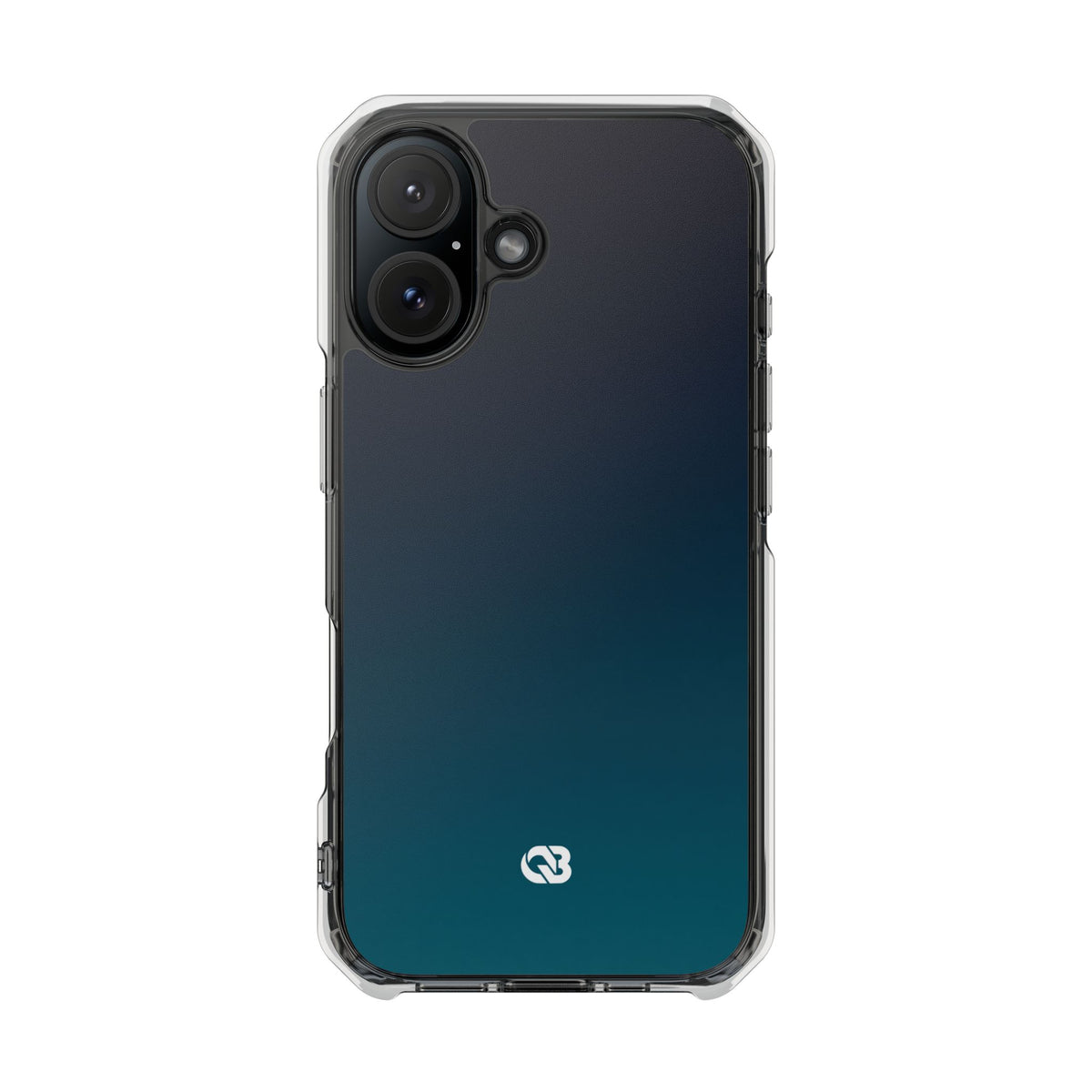 Abyssal Midnight · Clear Impact Magnetic Phone Case for iPhone · Blue