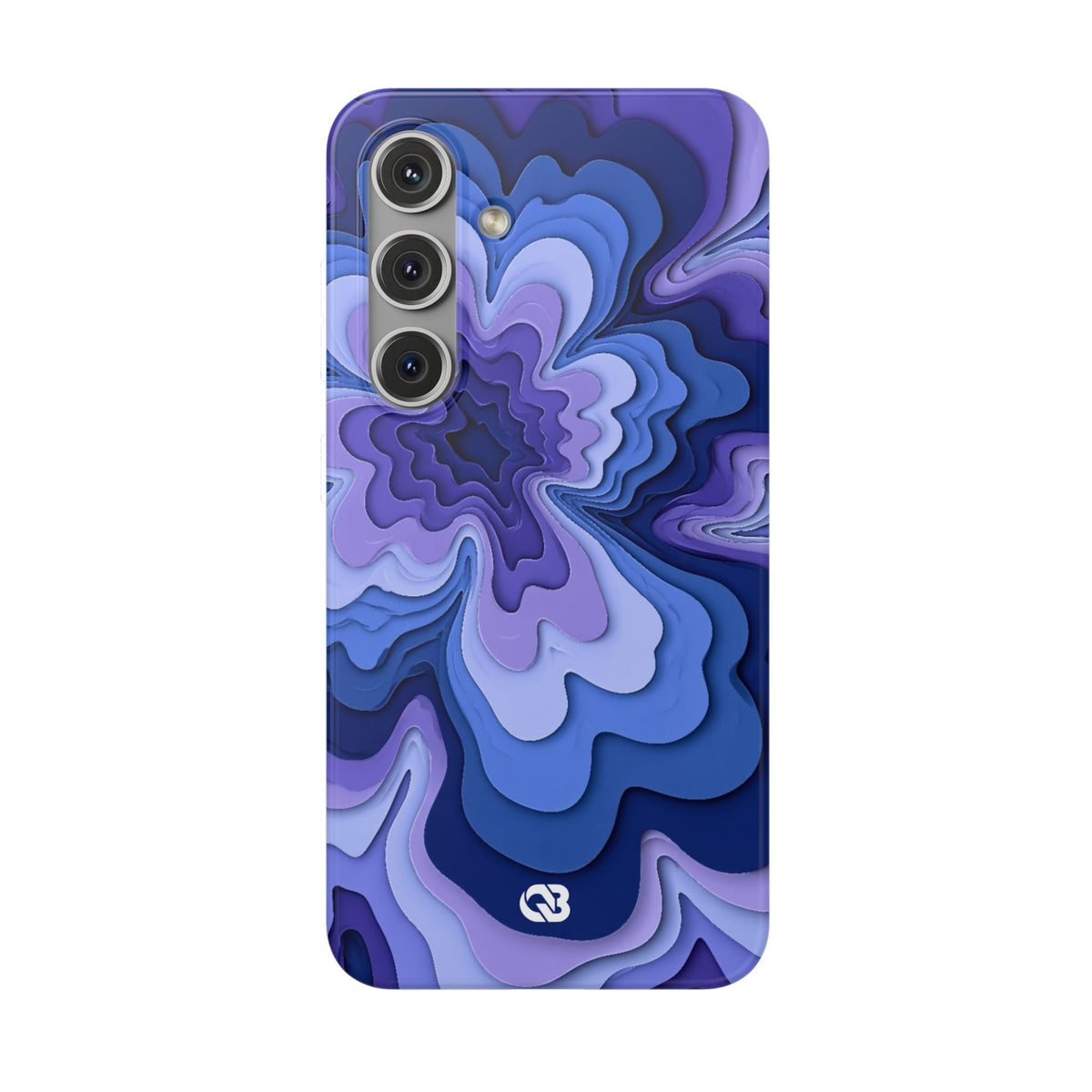 Periwinkle Strata Bloom · Lite Phone Case for Samsung · Purple
