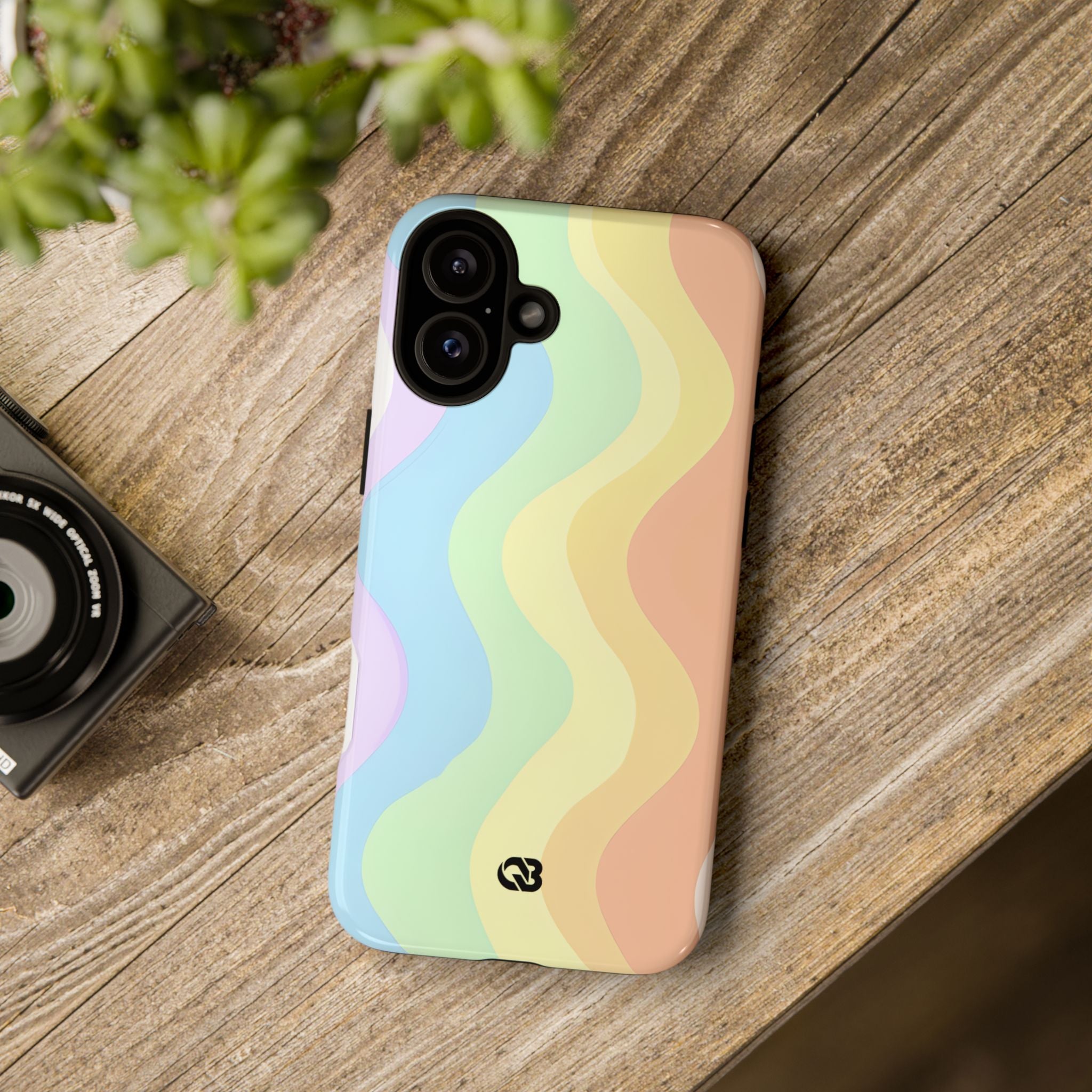 Pastel Ripple Flow · Tough Case na iPhone