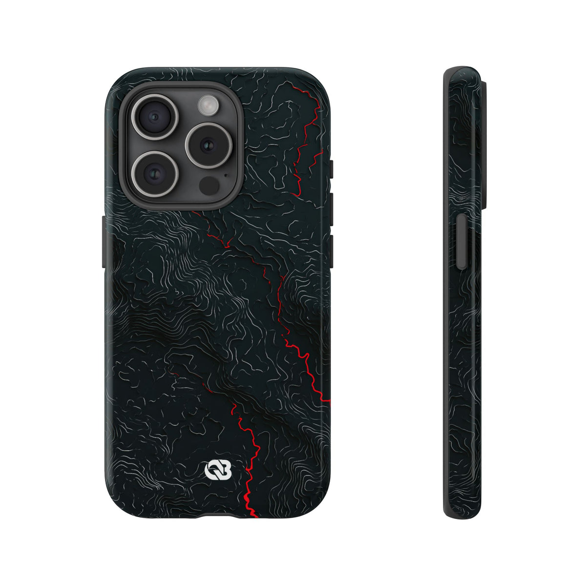 Crimson Rift · Tough Phone Case for iPhone · Black