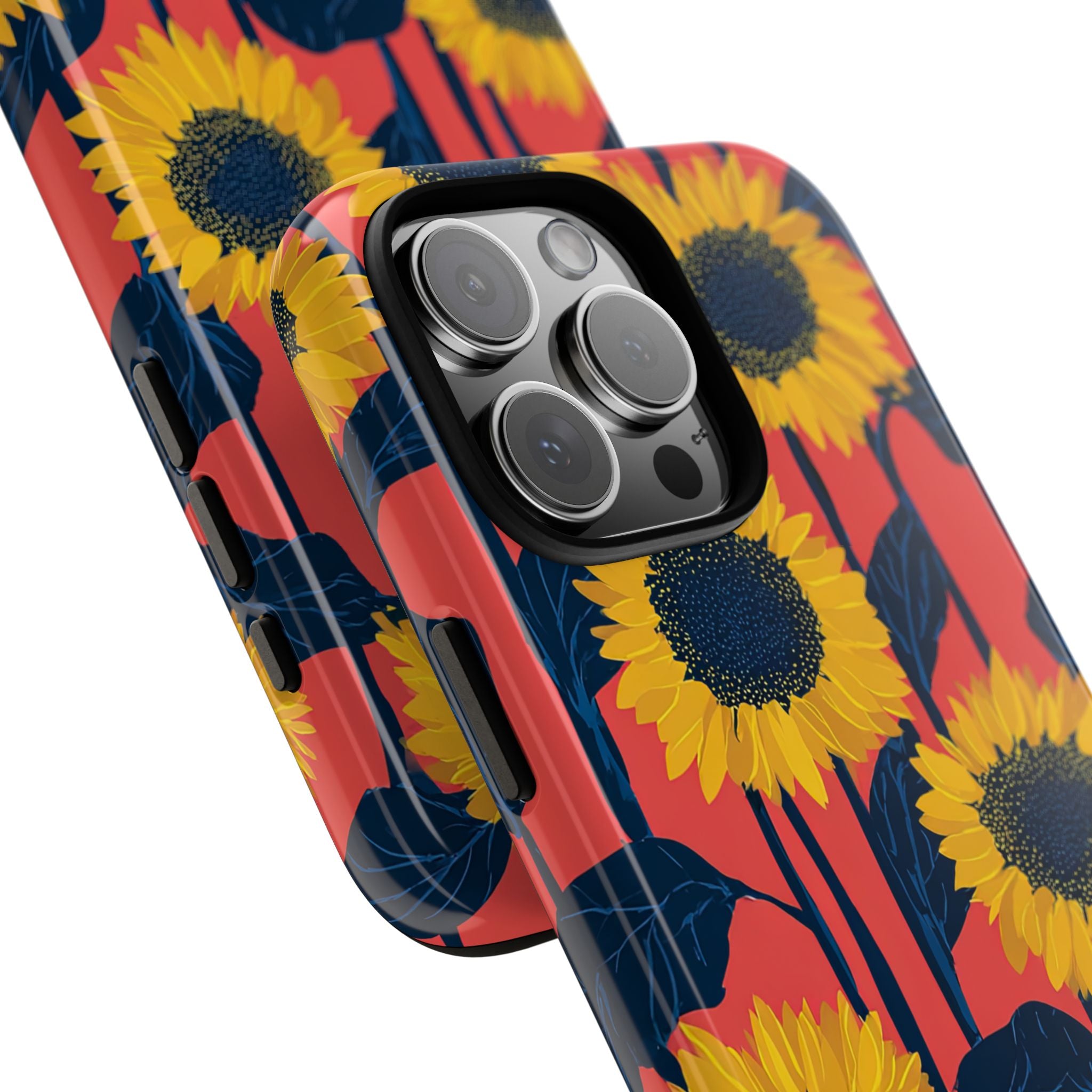 Solar Navy Bloom · Tough Phone Case for iPhone
