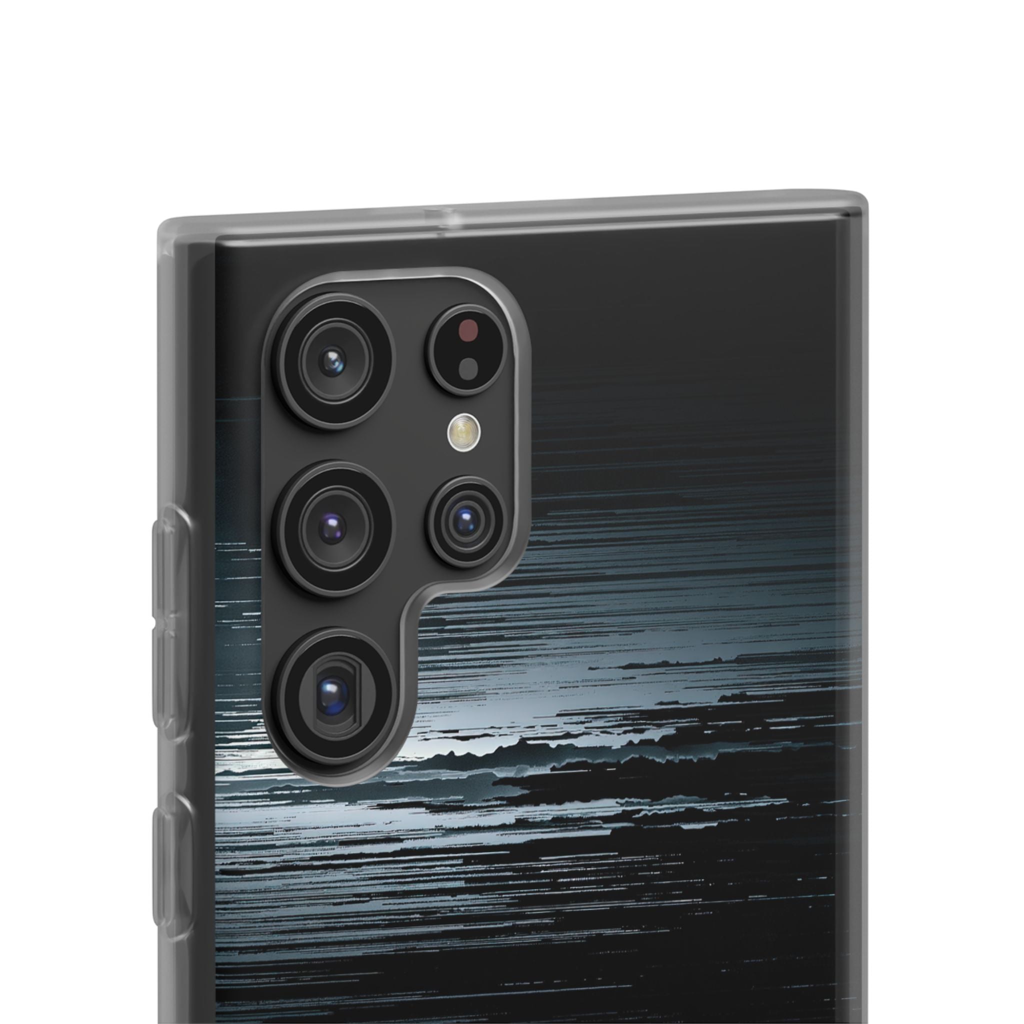Black Lite Phone Case for Samsung - Frozen Signal Glitch