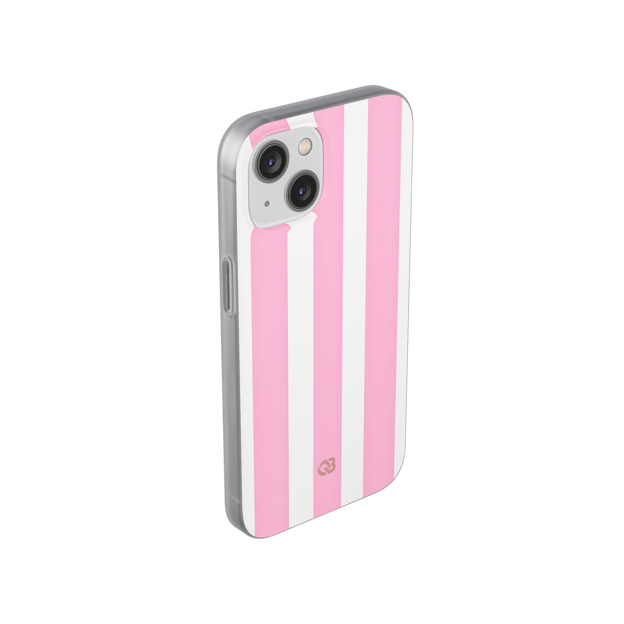Soft Pink Stripe · Soft Phone Case for iPhone