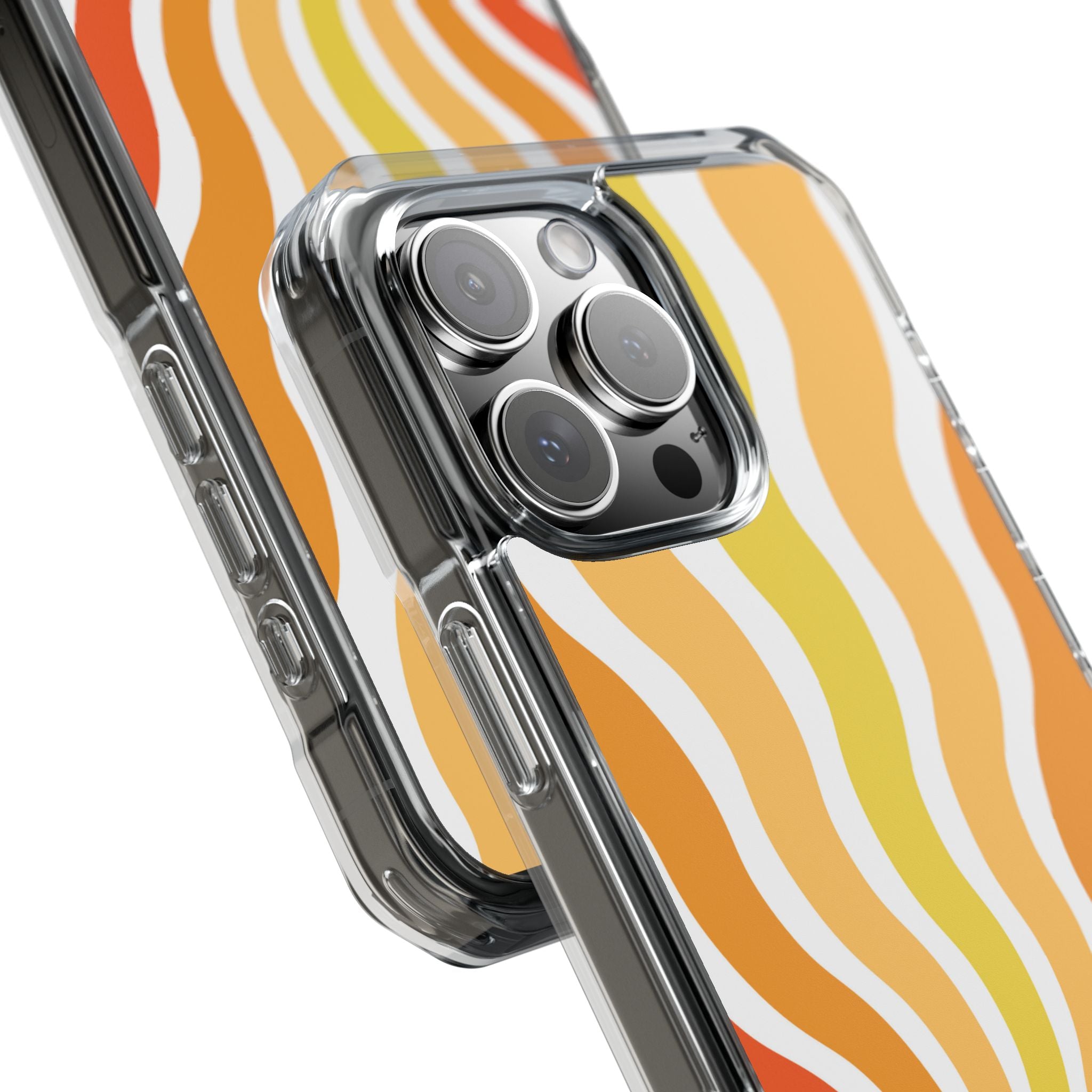 Amber Solar Waves · Impact Phone Case for iPhone · Magsafe