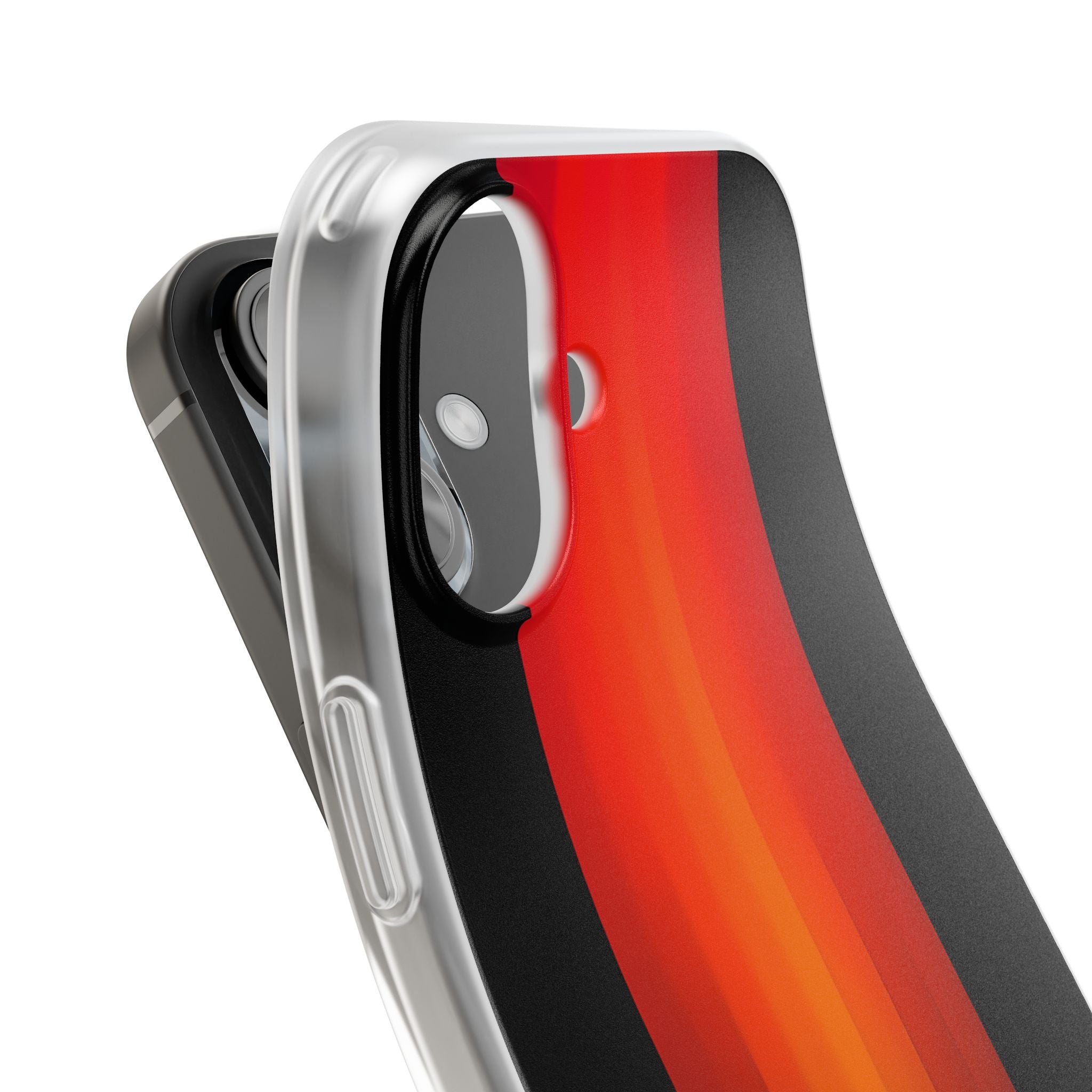 Crimson Column iPhone 16 Case - Soft