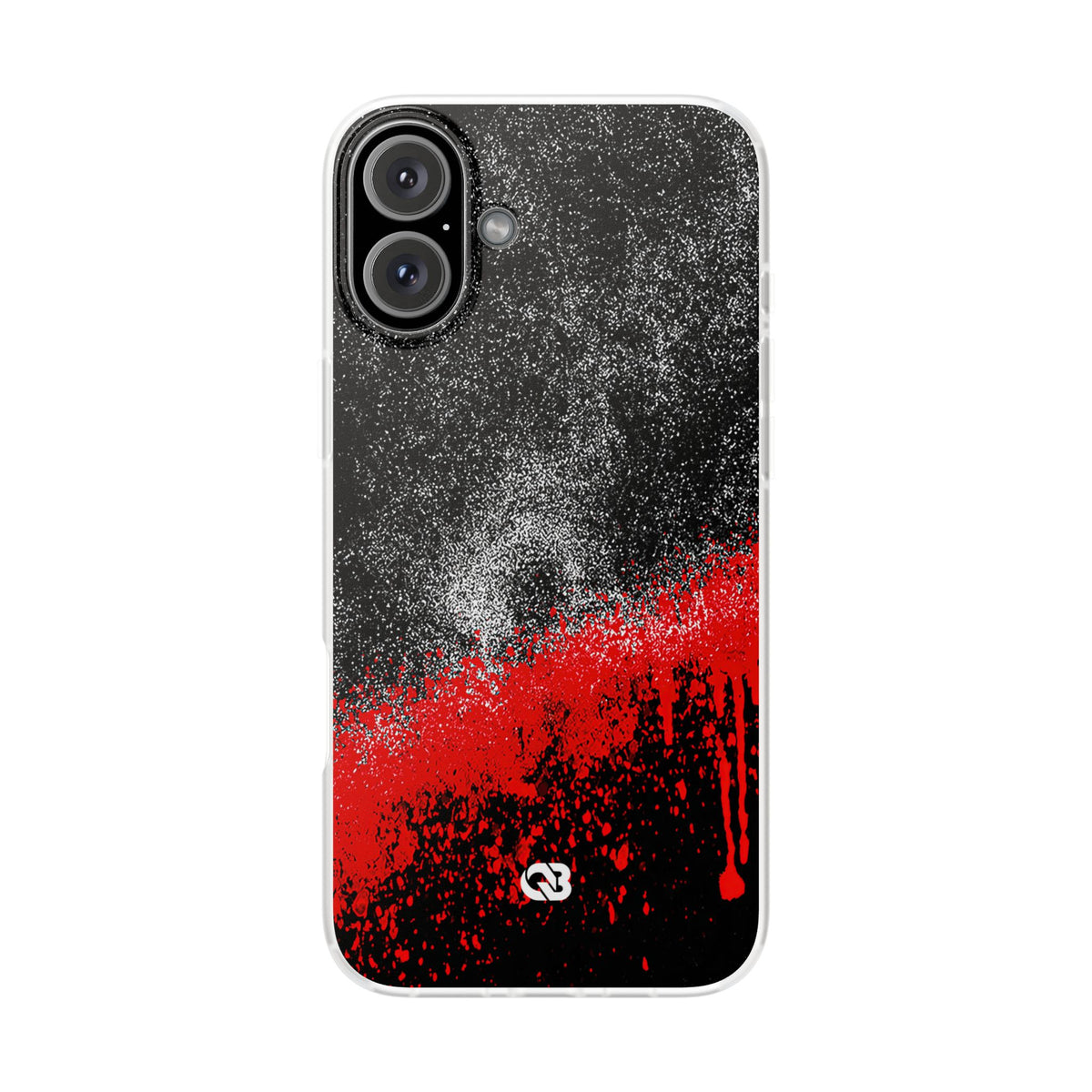 Crimson Noir Drip · Lite Phone Case for iPhone · Black