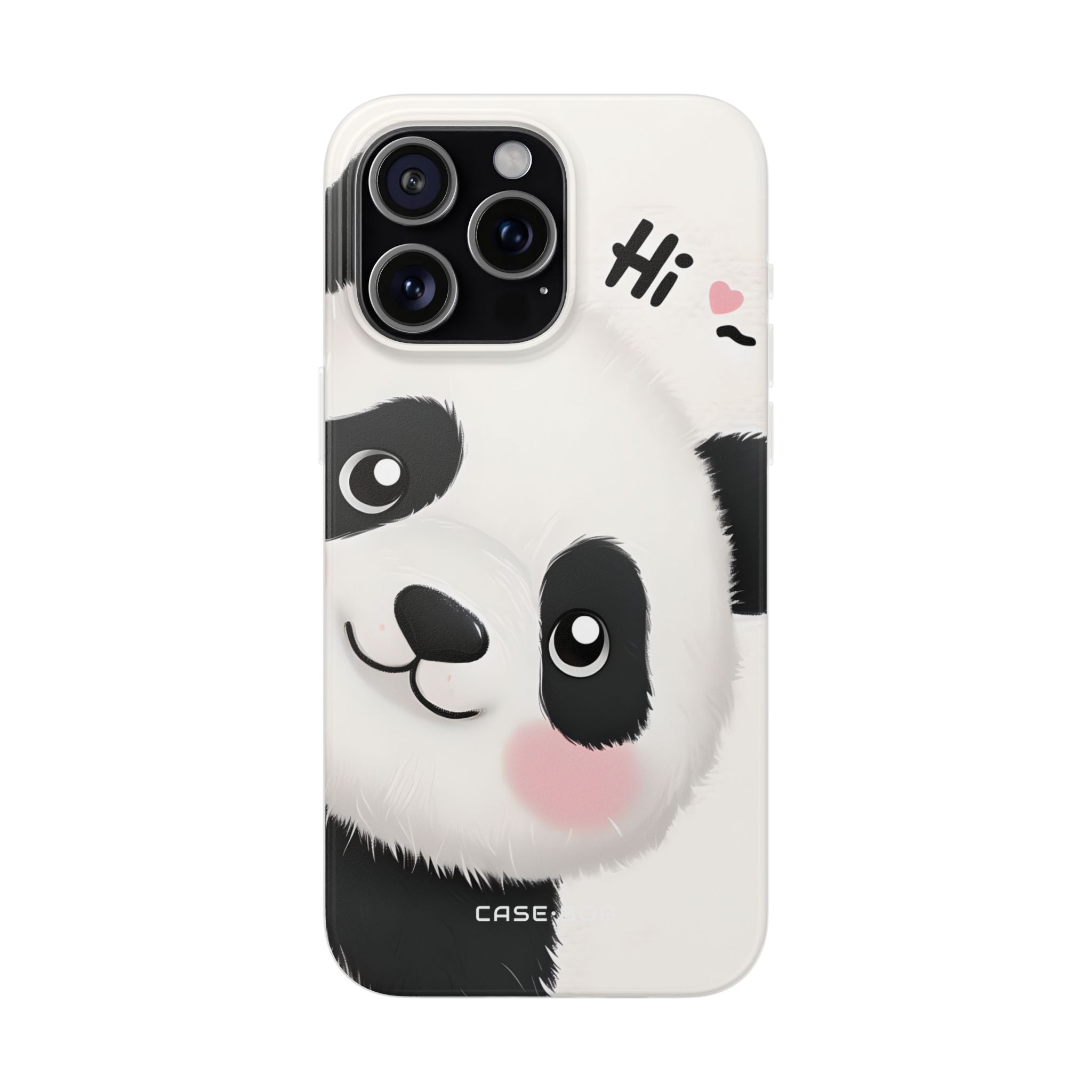 Panda Glow iPhone 15 Pro Max Case - Soft