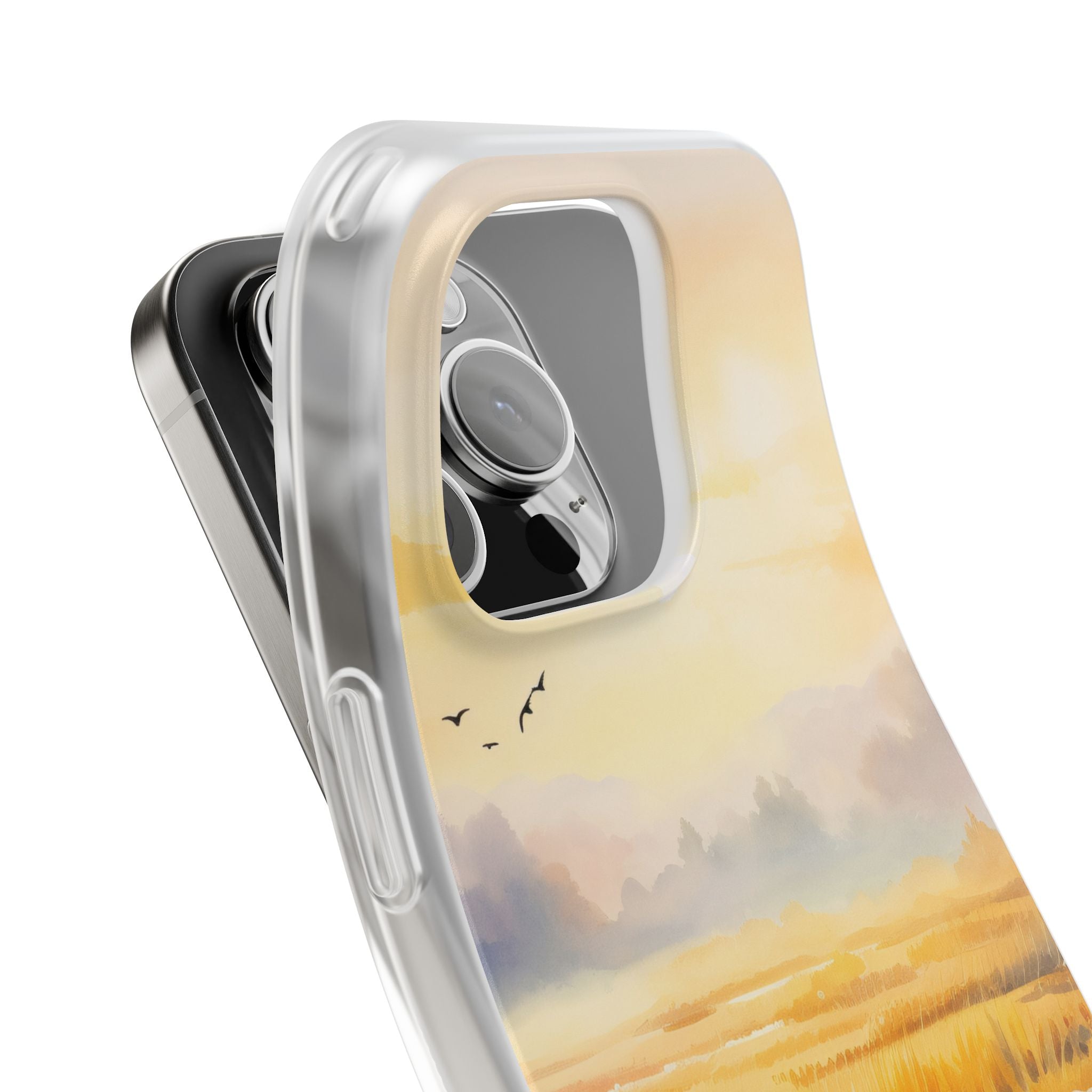 Leuchtender Sonnenaufgang iPhone 16 Pro Case - Soft