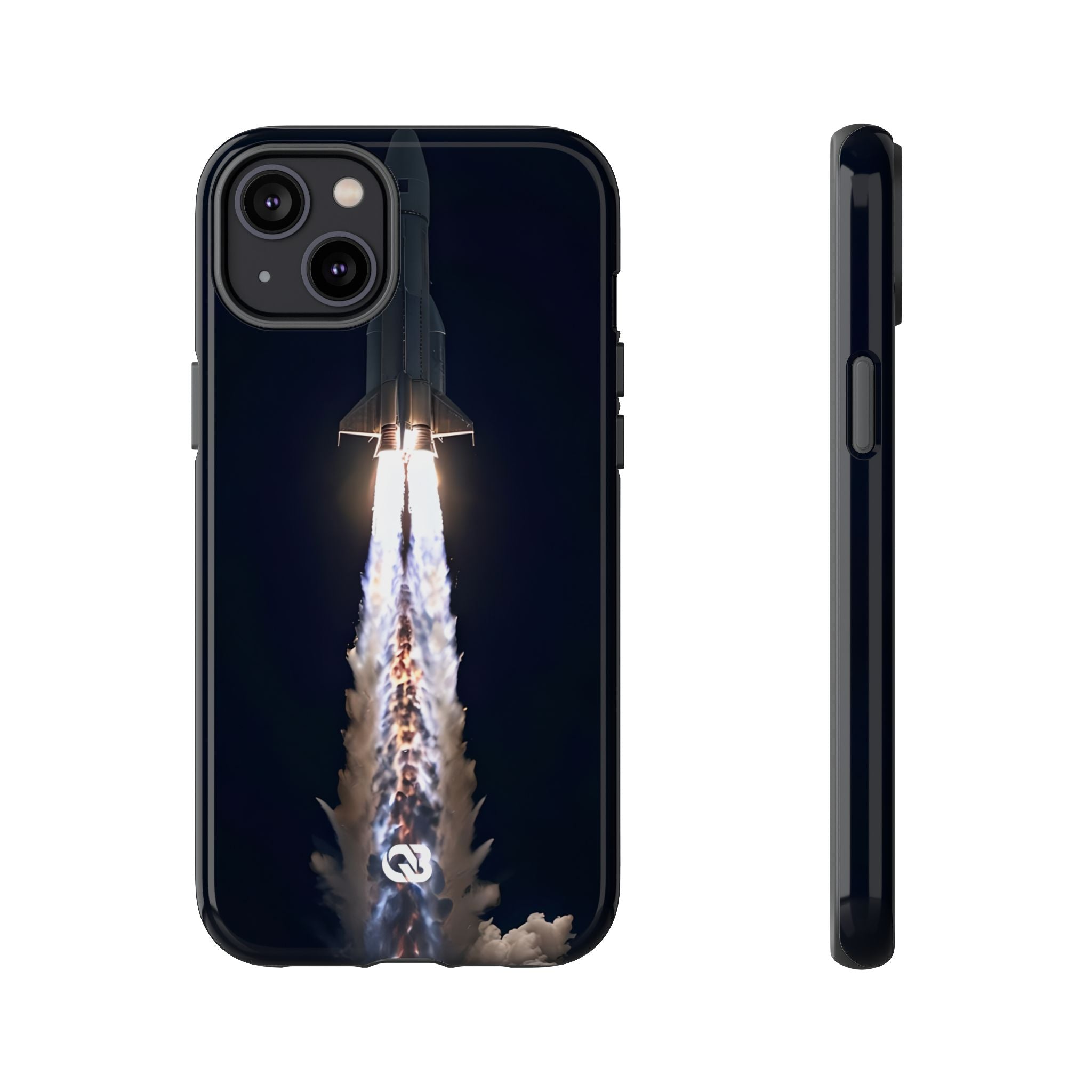 Obsidian Rocket Ascent · Tough Phone Case for iPhone
