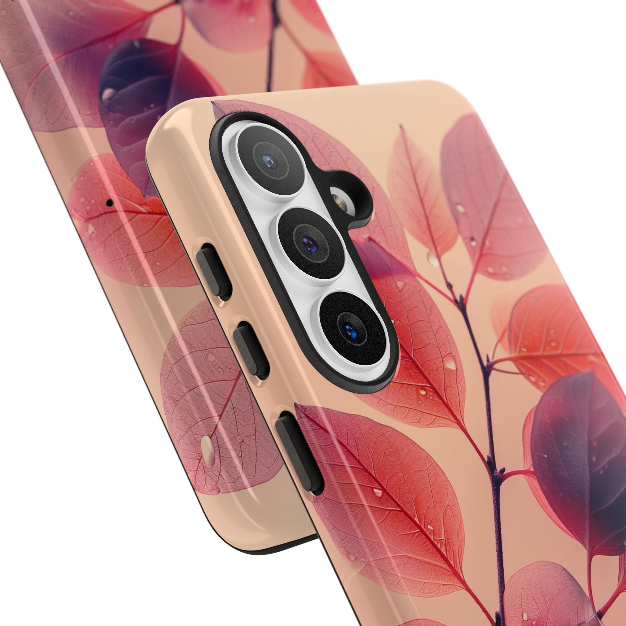 Dewy Magenta Foliage · Tough Phone Case for Samsung