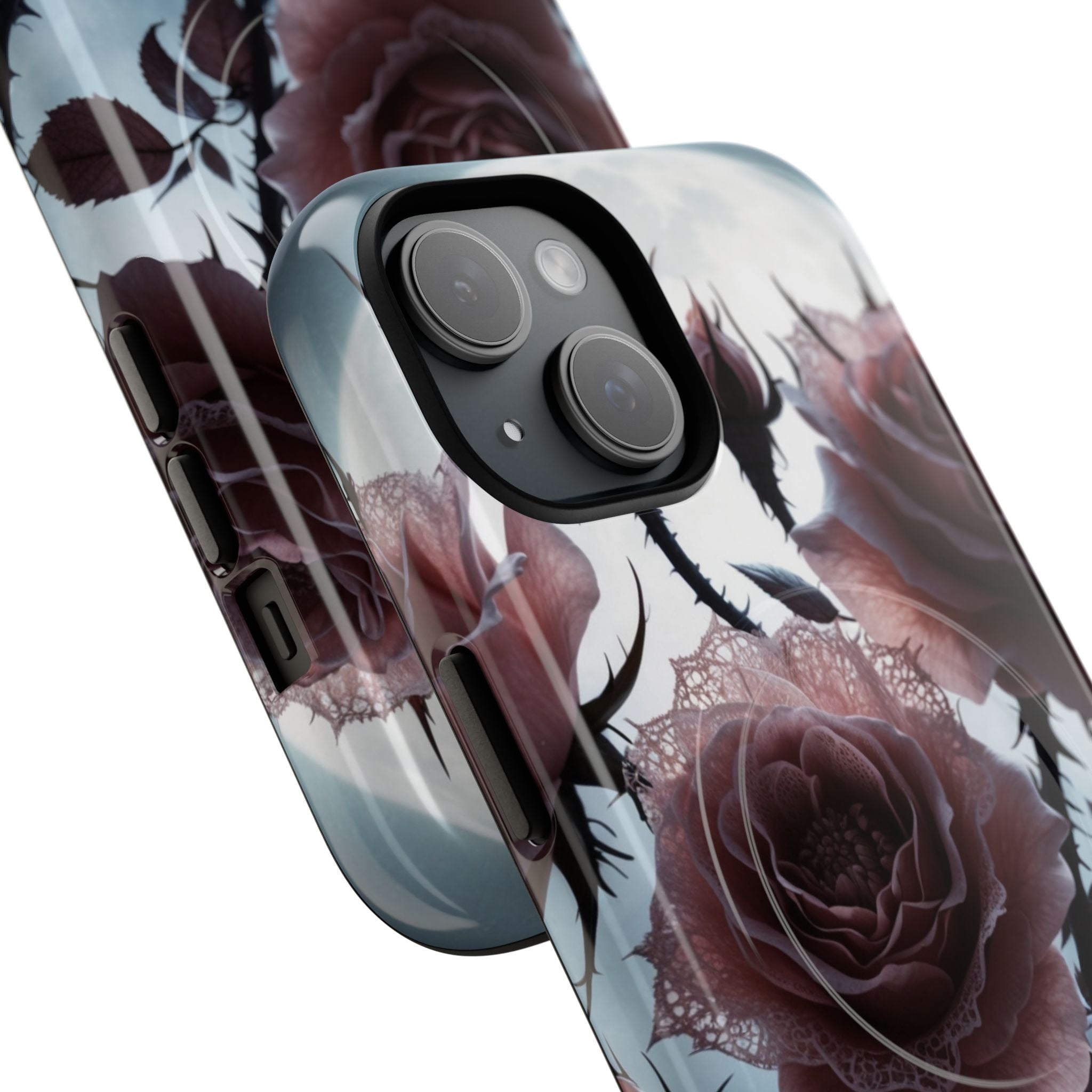 Lunar Lace Petals · Tough+ Handyhülle für iPhone · Magsafe