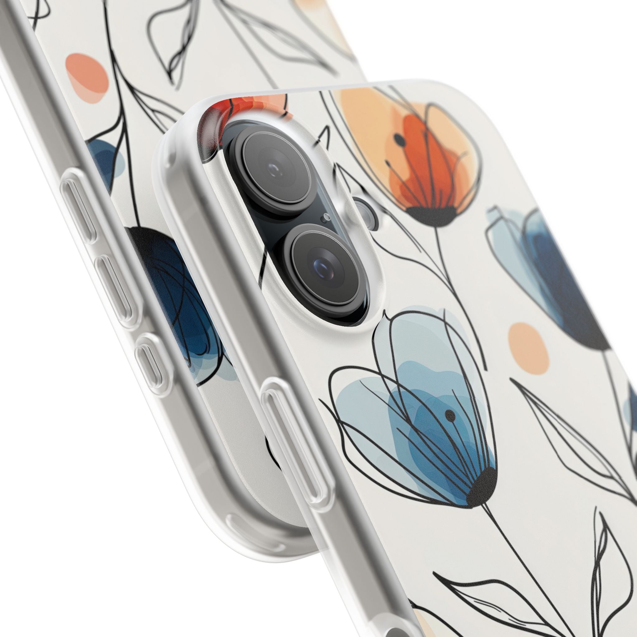 Ink Watercolor Tulips · Soft