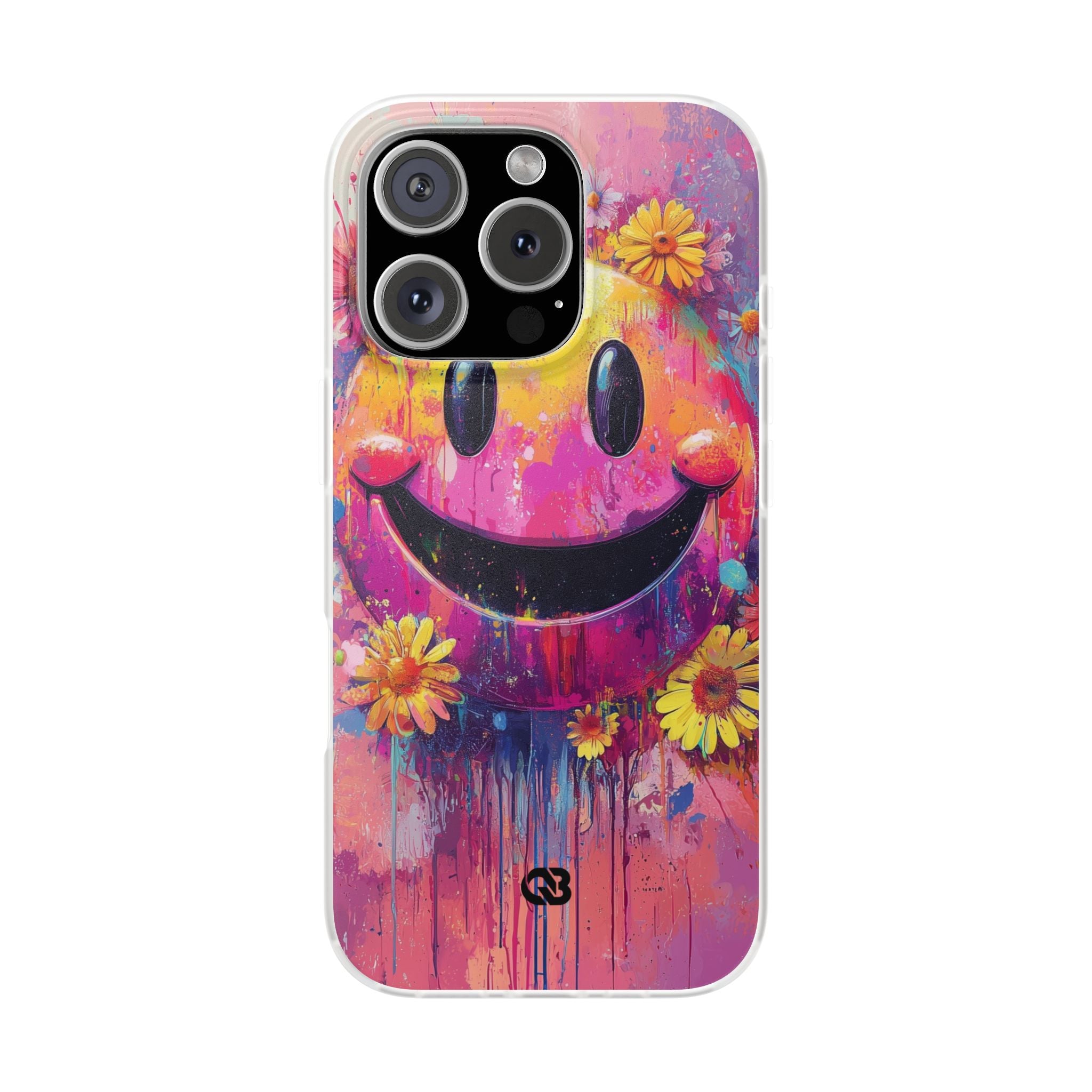 Vivid Grin Graffiti · Soft Phone Case for iPhone