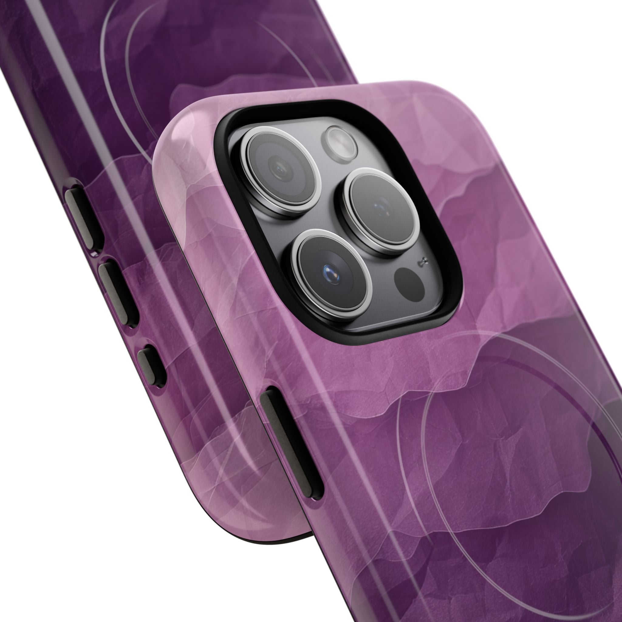 Lilla Wave Layers iPhone 15 Pro Cover - Tough+