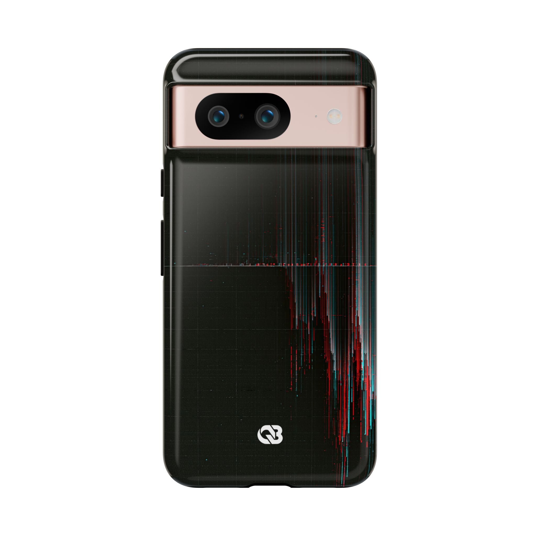 Black Tough Phone Case for Google Pixel - Corrupted Data Stream