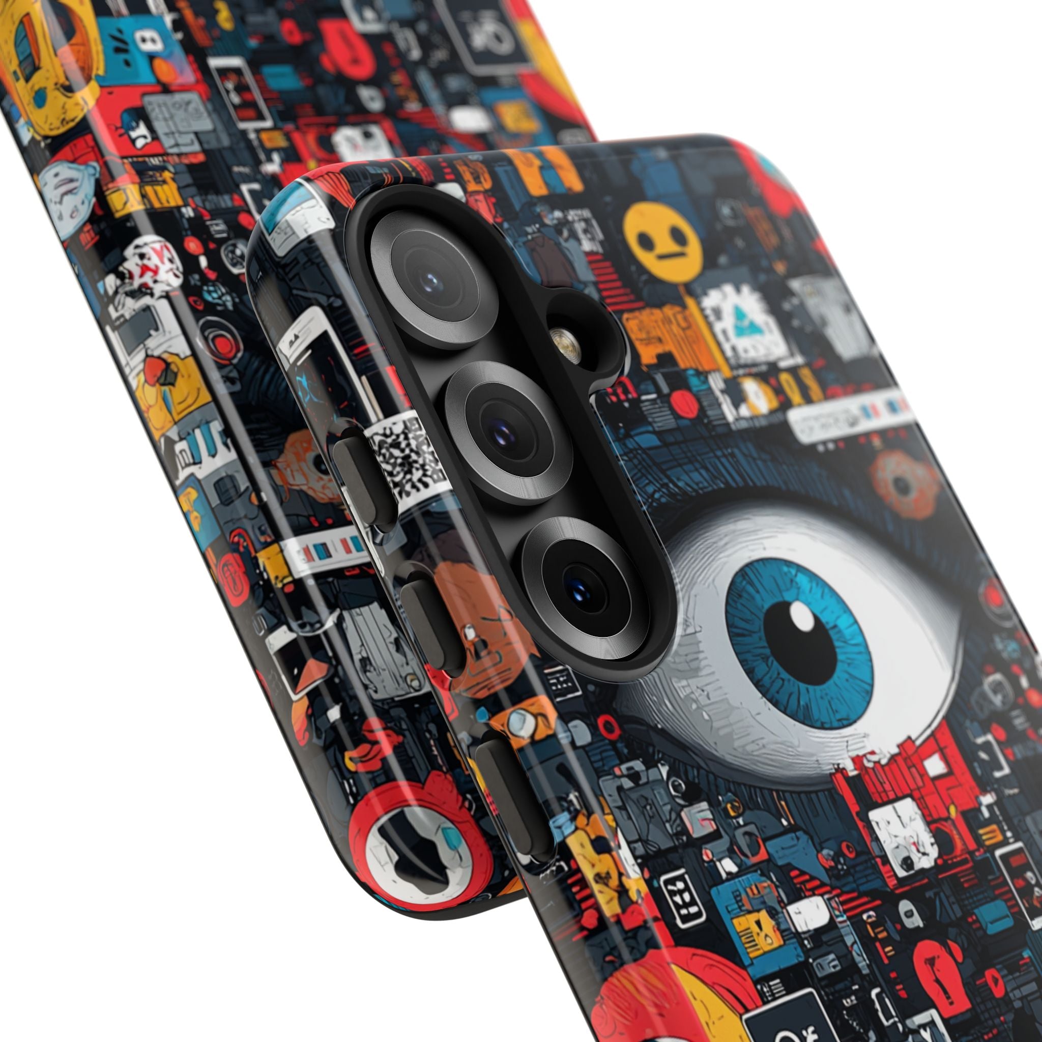 Digital Eye Blue Samsung S25 Skal - Tough