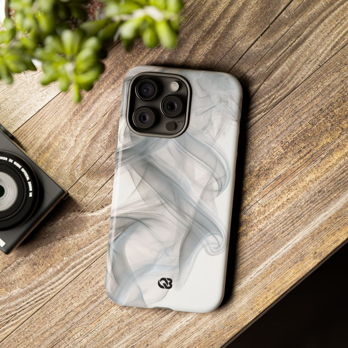 Vapor Noir · Tough Phone Case for iPhone · White