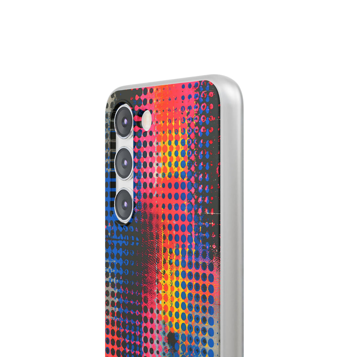 Chromatic Halftone Grid · Lite Phone Case for Samsung · Blue