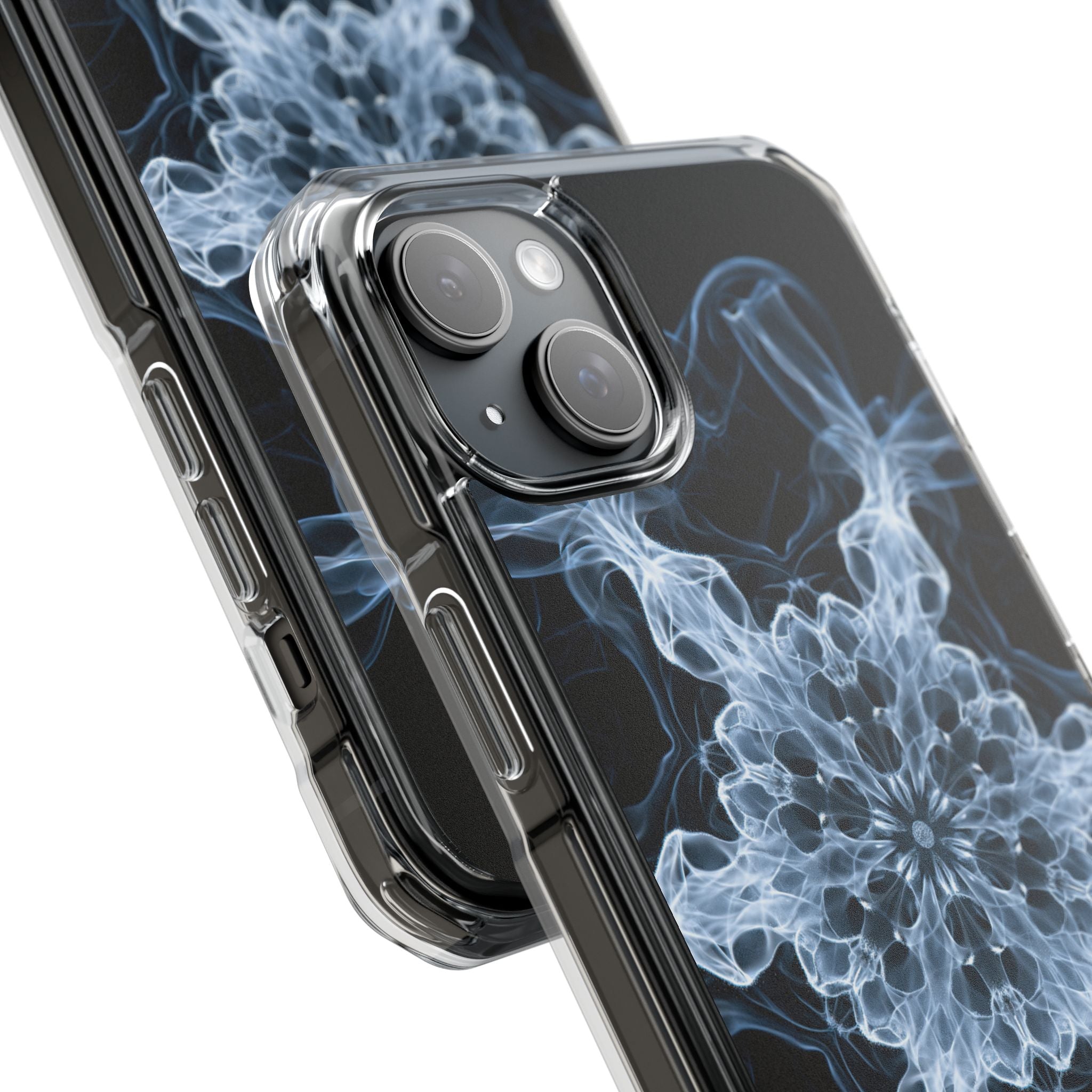 Blue Impact MagSafe Phone Case for iPhone - Glacial Smoke Crown