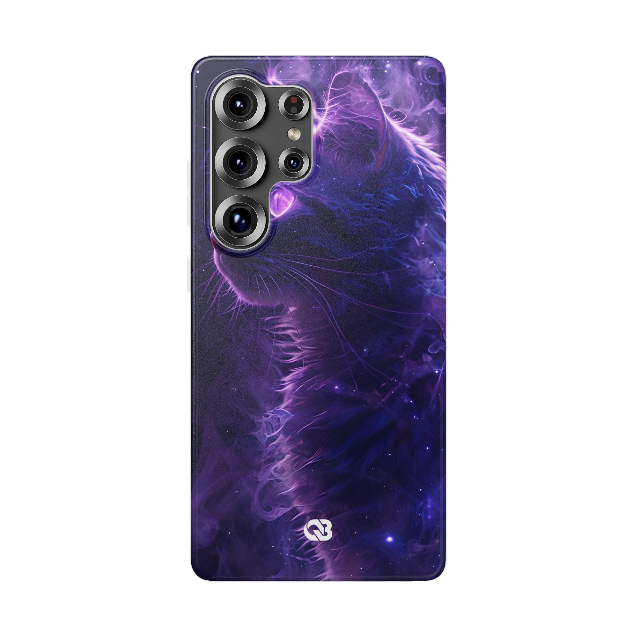 Purple Void Feline · Soft Custodia per Samsung