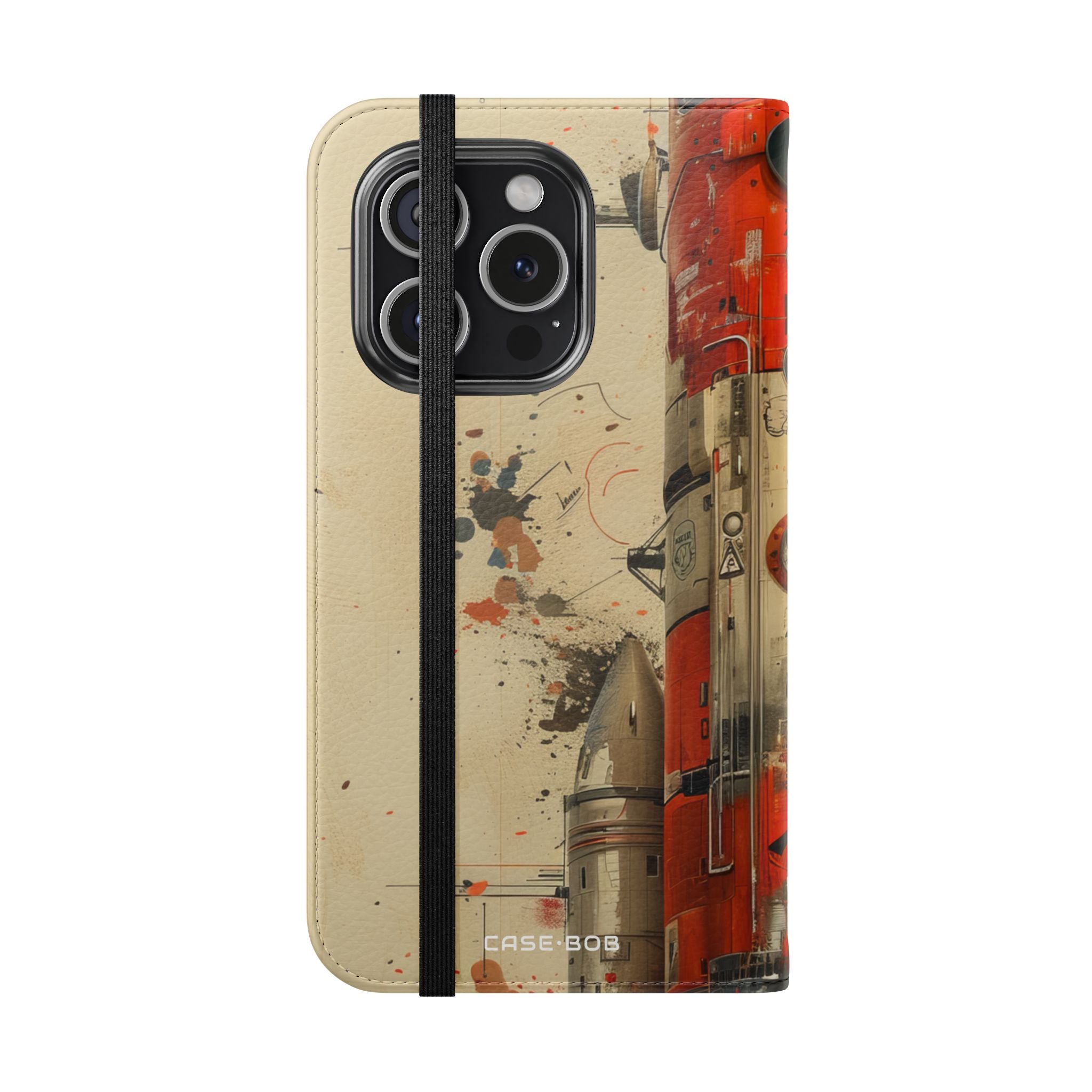 Crimson Rocket - iPhone 15 Pro Case - Wallet