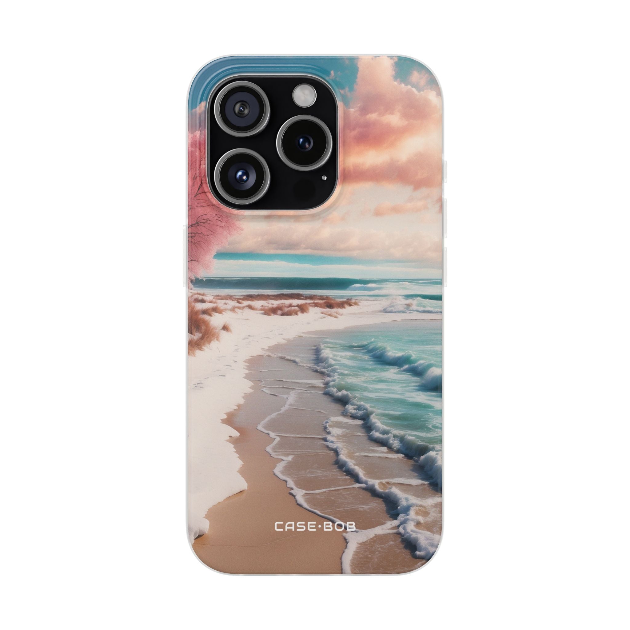 Pink Tree Breeze iPhone 15 Pro Case - Soft