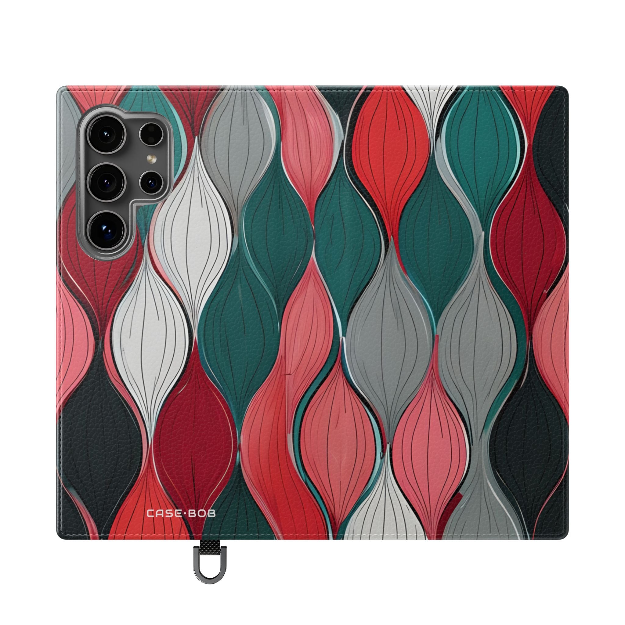 Leaf Spiral Pink - Samsung S24 Ultra Case - Wallet