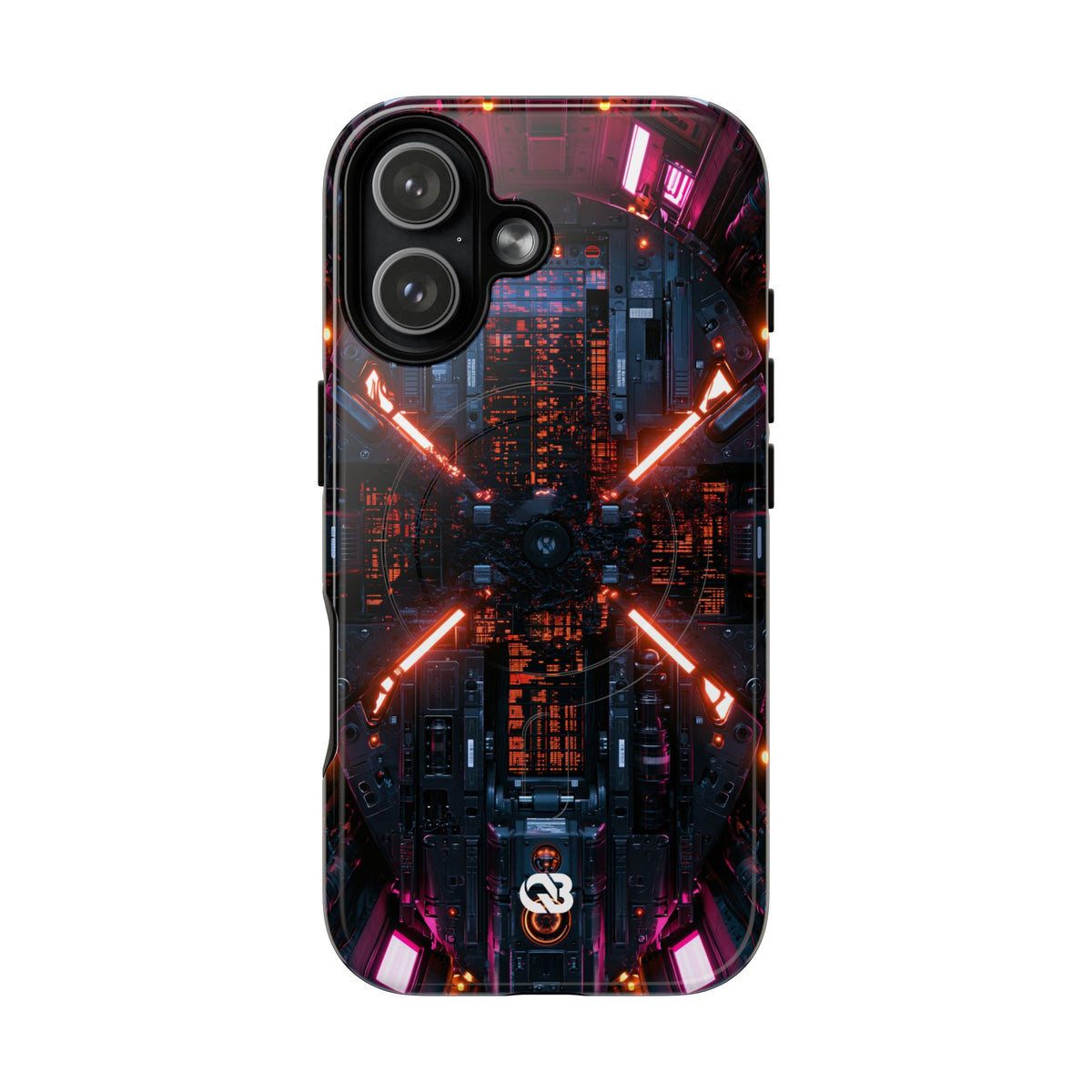 Cybernetic Reactor Core · Tough 2.0 Magnetic Phone Case for iPhone · Black