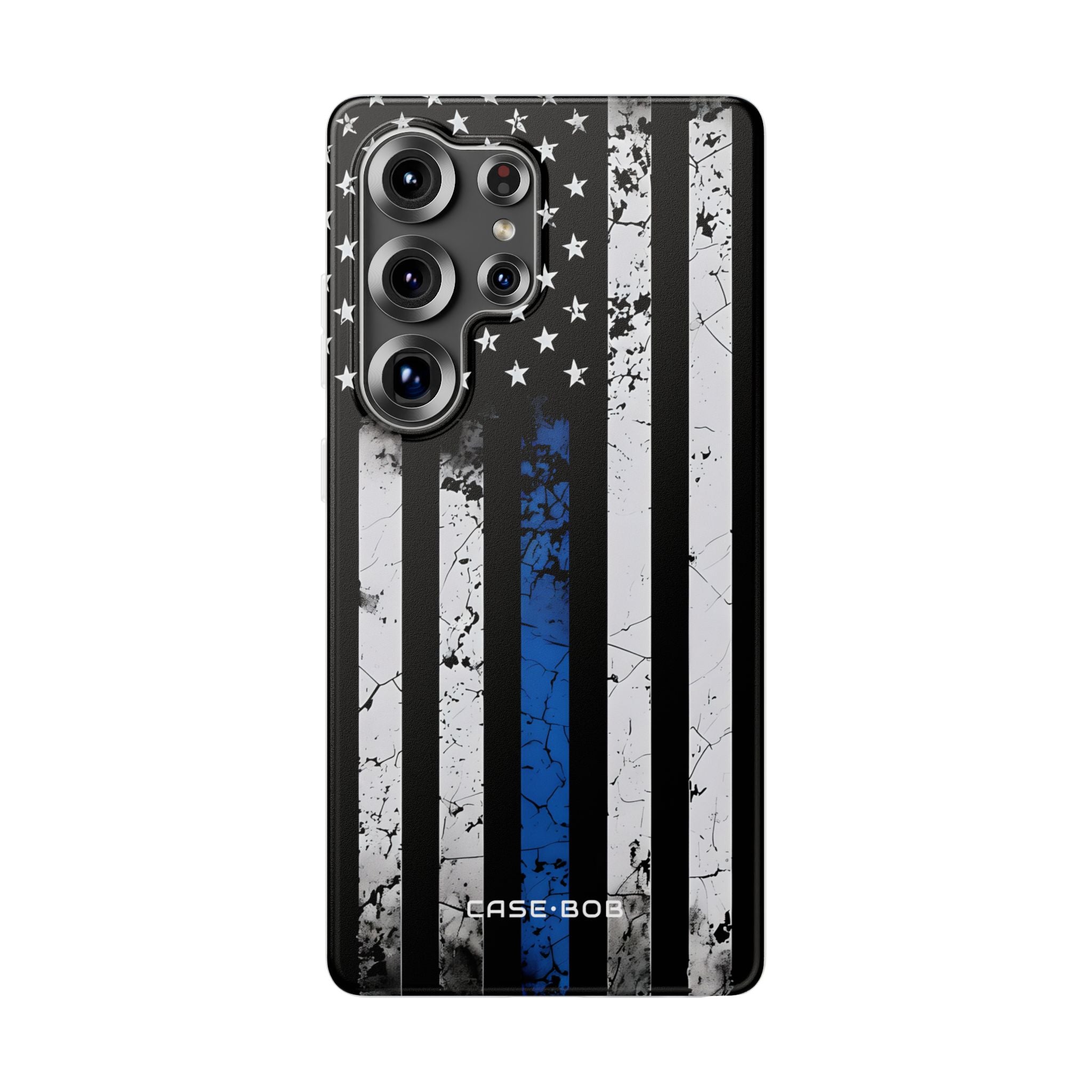 Blue Stripe Flag Samsung S25 Ultra Case - Soft