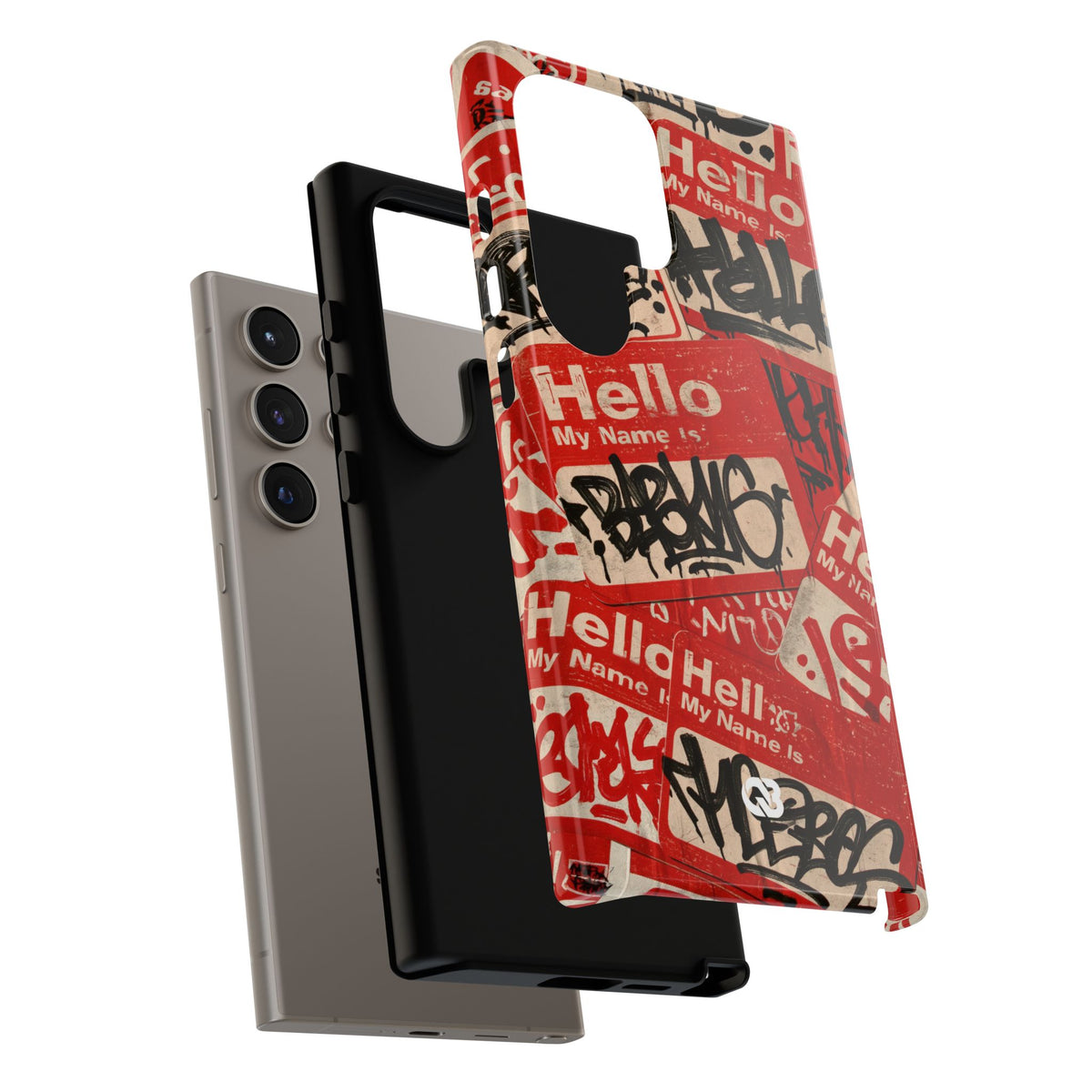 Slap Tag Collage · Tough Phone Case for Samsung · Red
