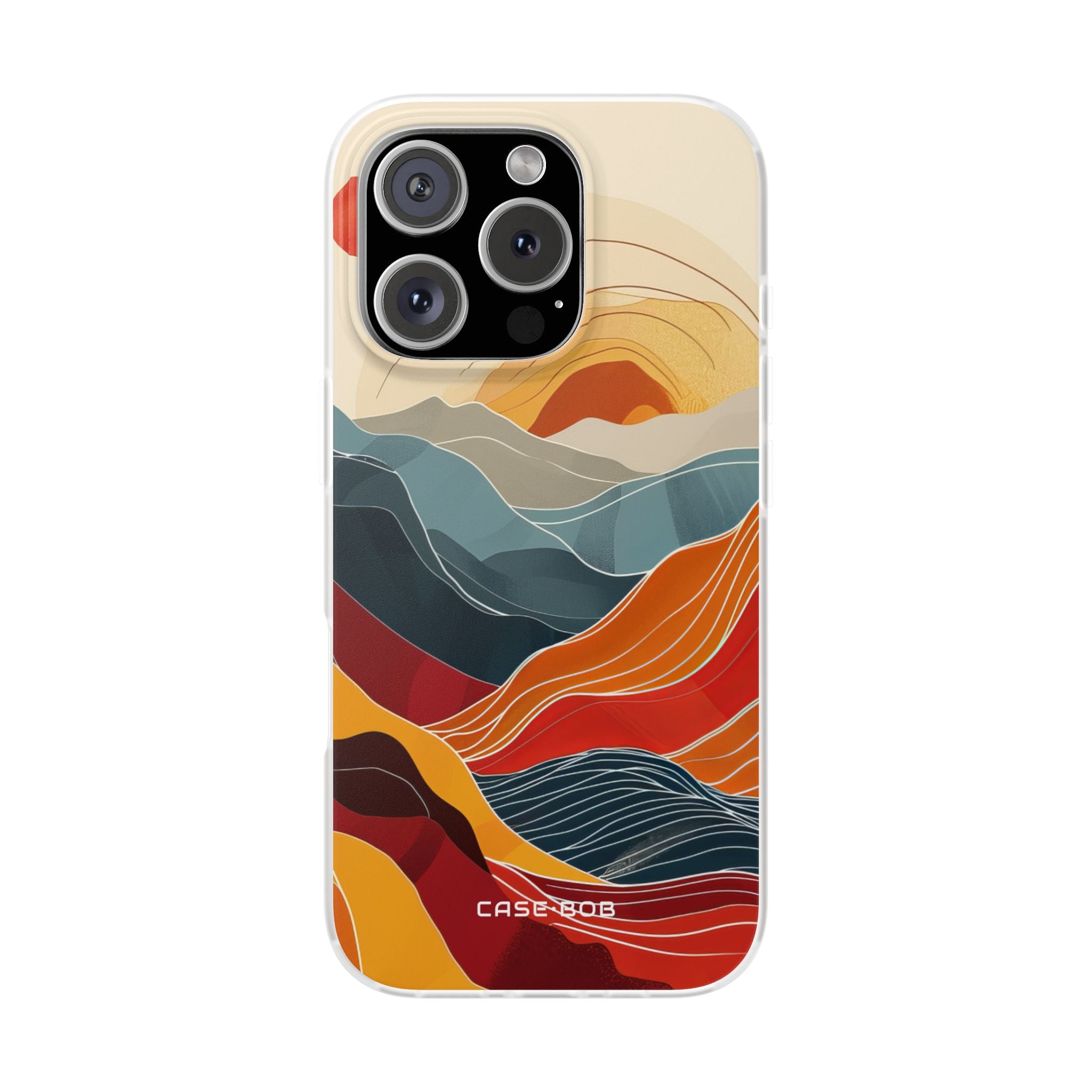 Sunlit Ridges iPhone 16 Pro Cover - Blød