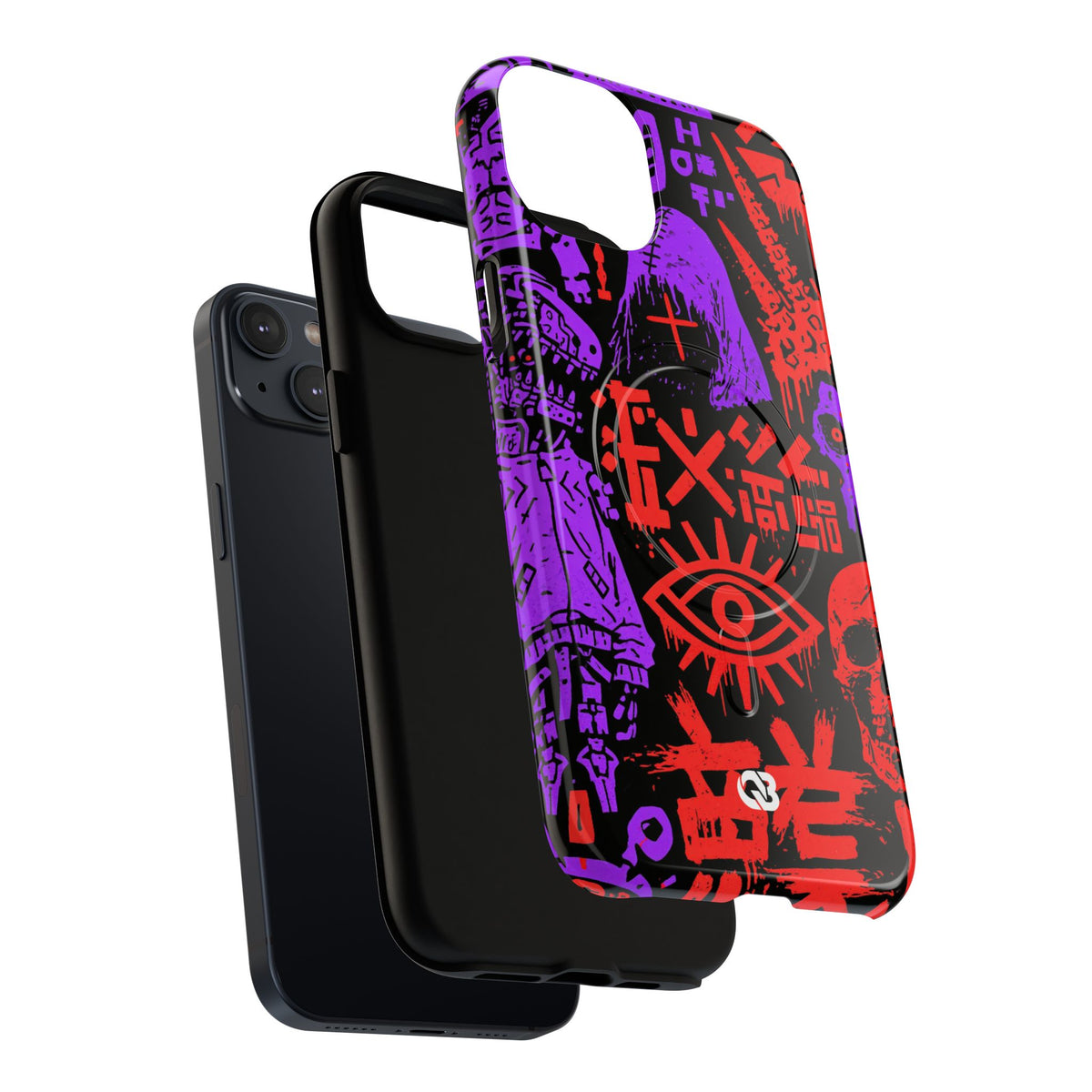 Underground Cyber Glyphs · Tough 2.0 Magnetic Phone Case for iPhone · Black
