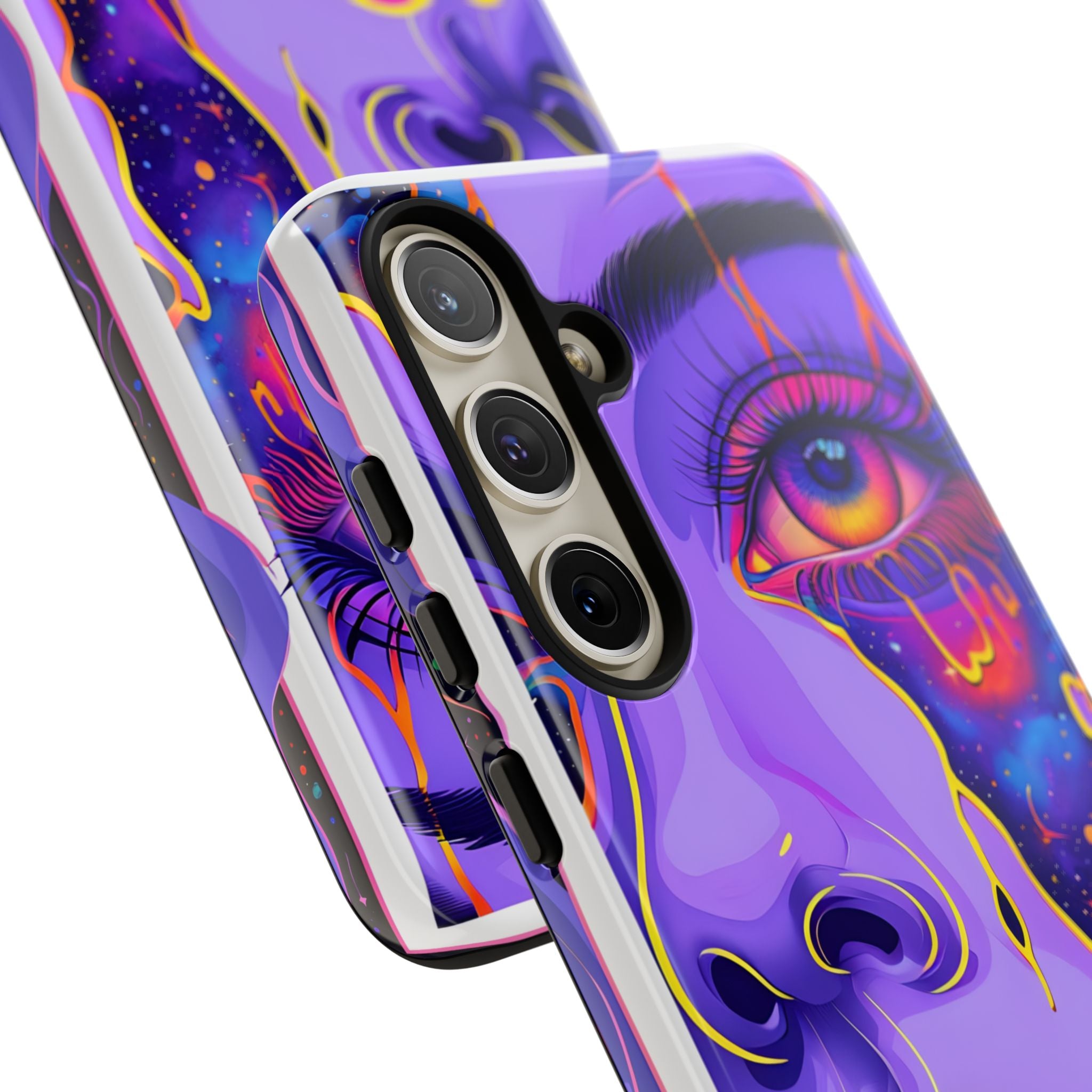 Violet Cosmic Gaze · Tough Custodia per Samsung