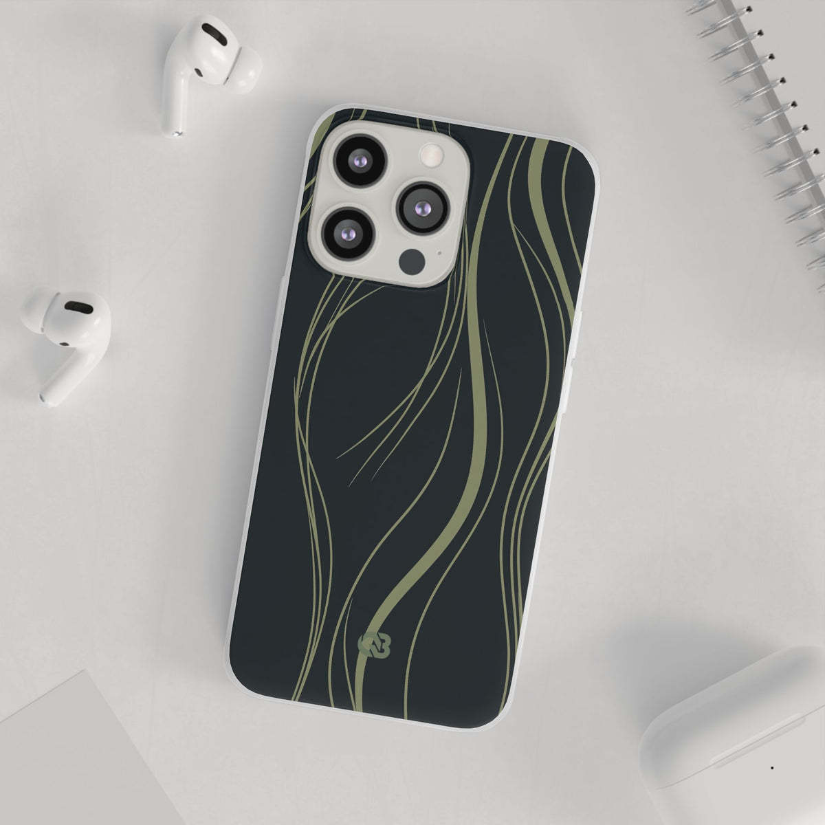 Serpentine Reeds · Lite Phone Case for iPhone · Green