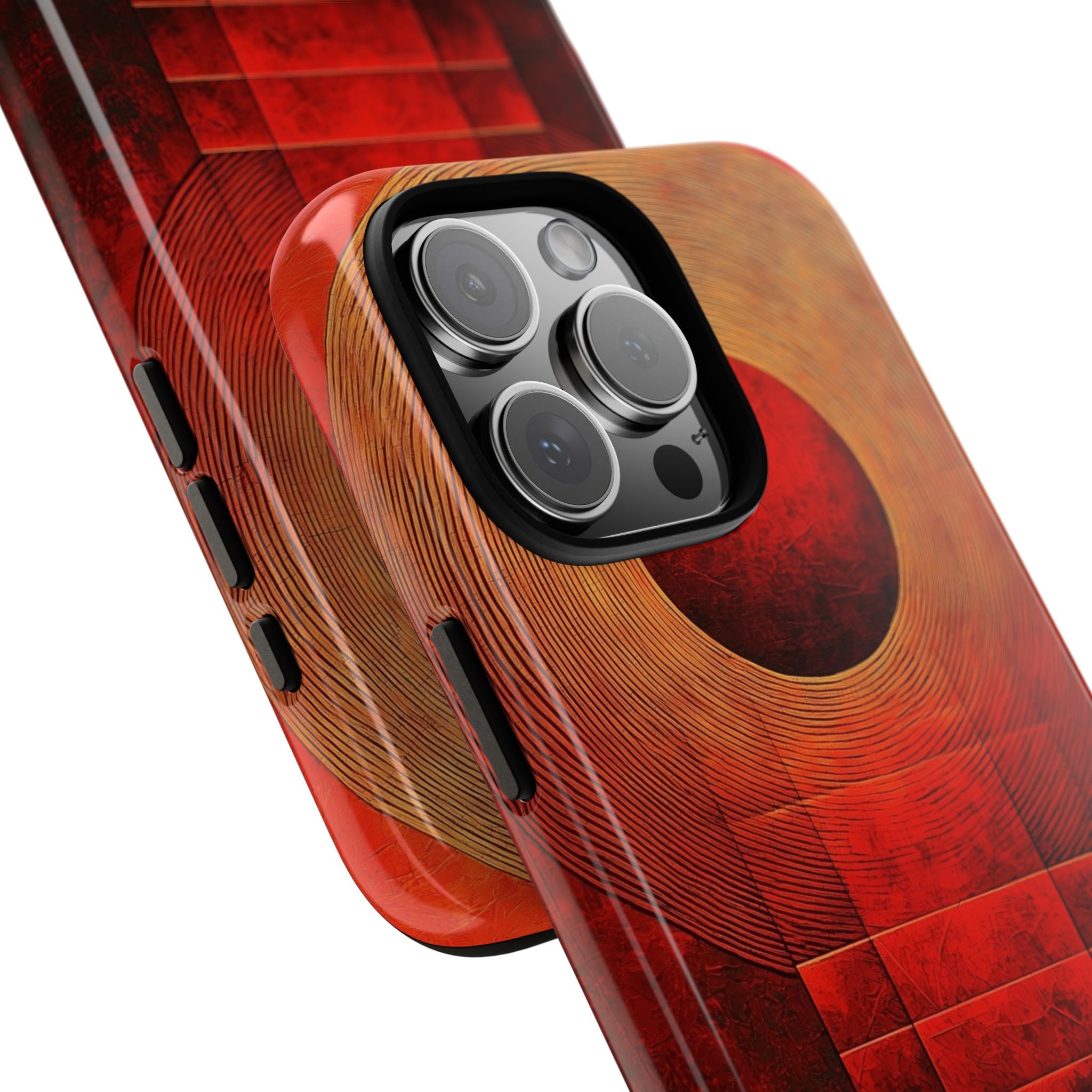 Crimson Solar Halo · Custodia Tough per iPhone