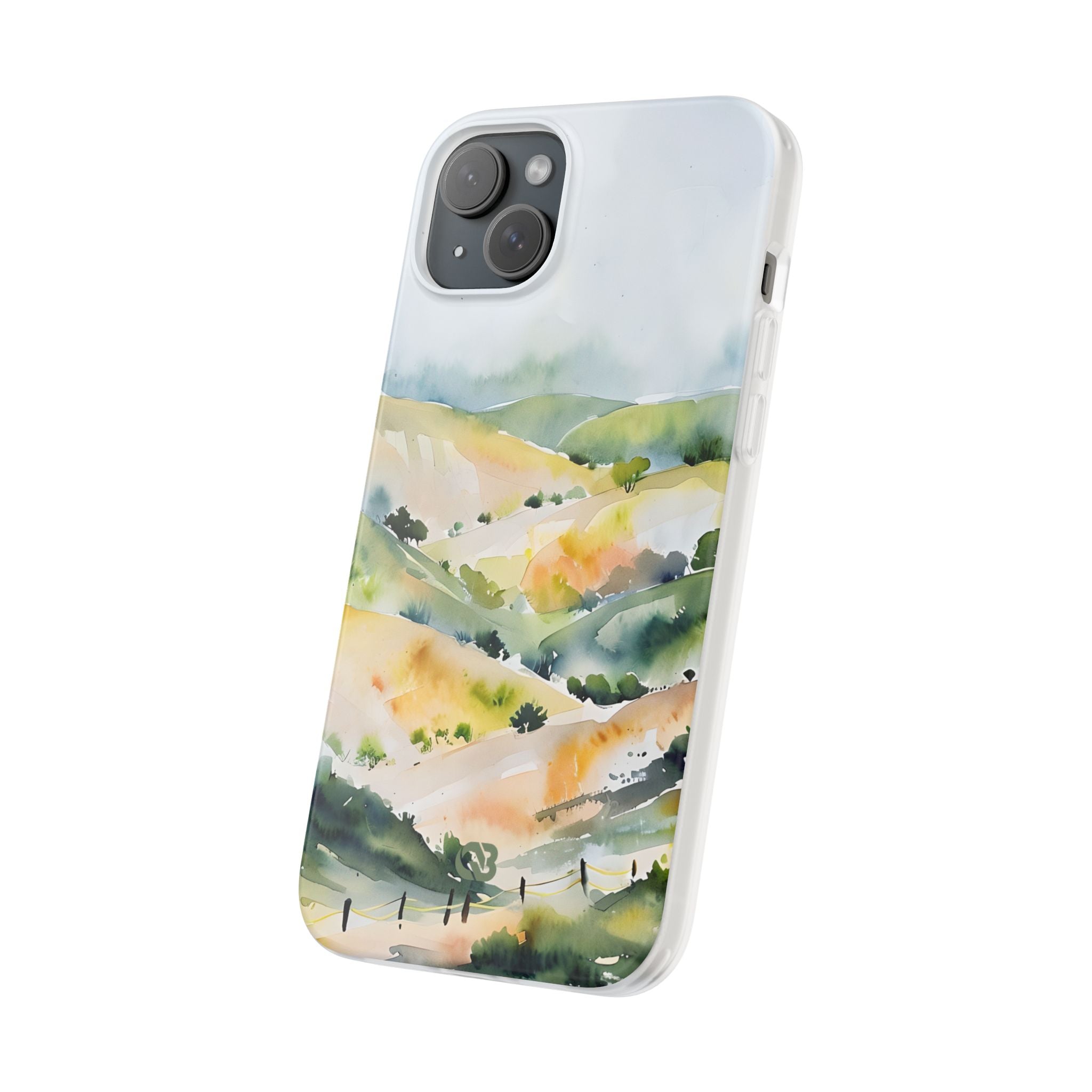 Verdant Mist Valleys · Soft Phone Case for iPhone