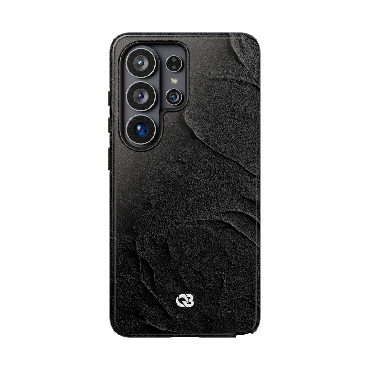Obsidian Stucco Relief · Tough Phone Case for Samsung · Black