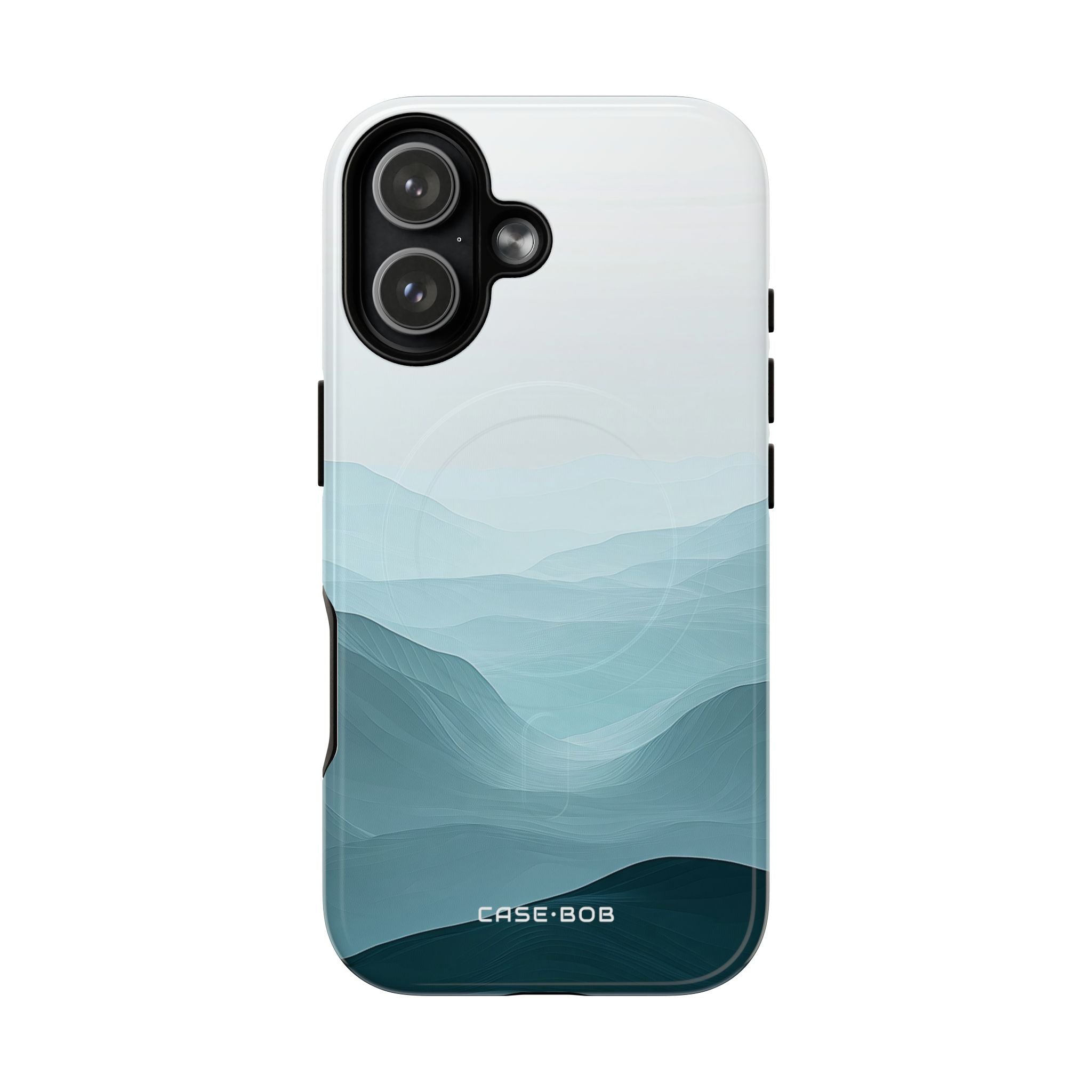 Teal Mist Mountains iPhone 17 Case - Tough+ - CASE•BOB