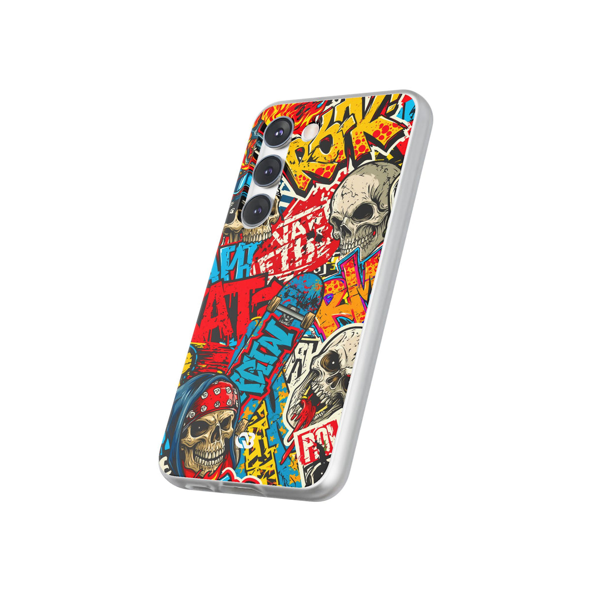 Skate Skull Riot · Lite Phone Case for Samsung · Red