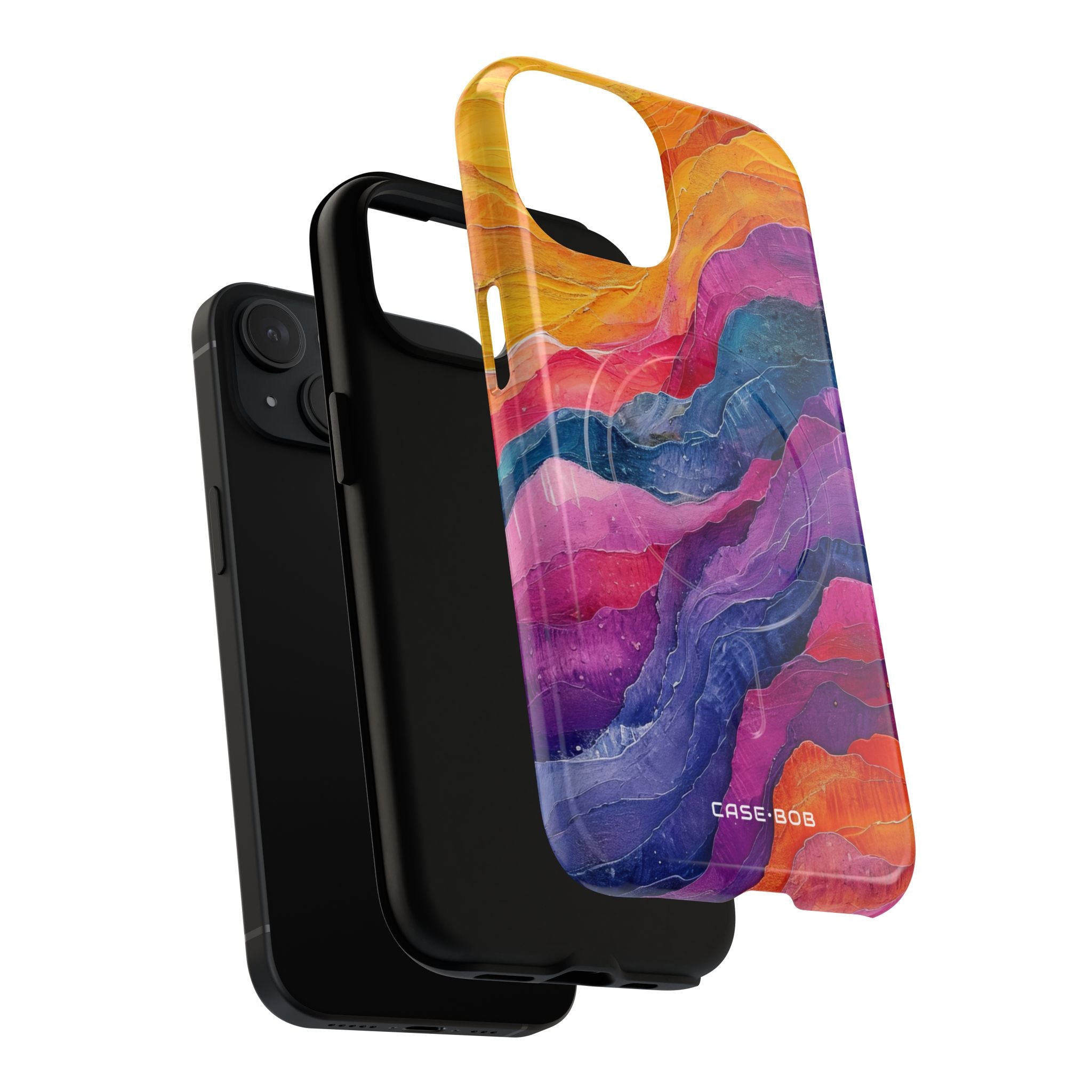 Vibrant Flow iPhone 15 Case - Tough+