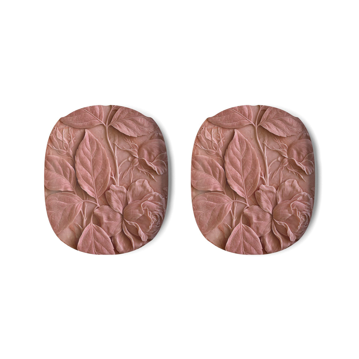 Blush Rose Relief · Hard Case for AirPods Max · Pink