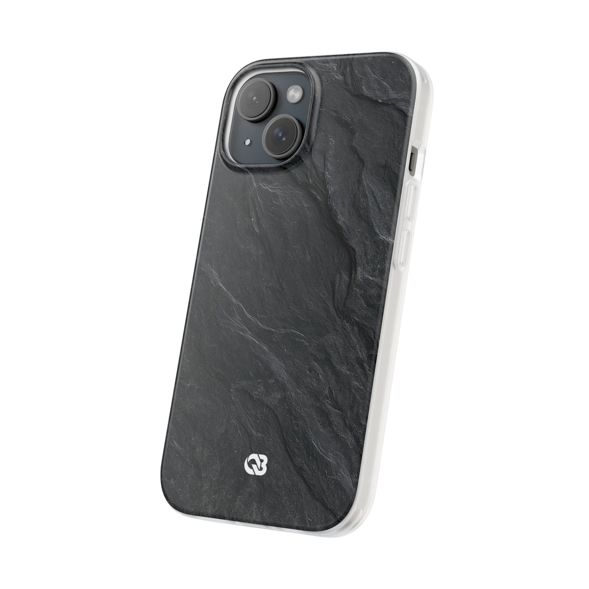 Dark Slate Strata · Lite Phone Case for iPhone · Black