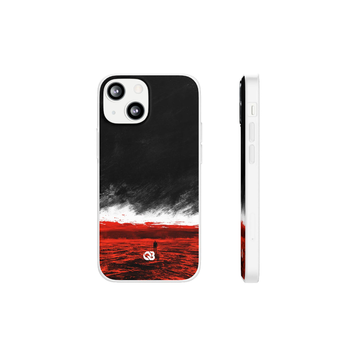 Crimson Horizon · Lite Phone Case for iPhone · Black
